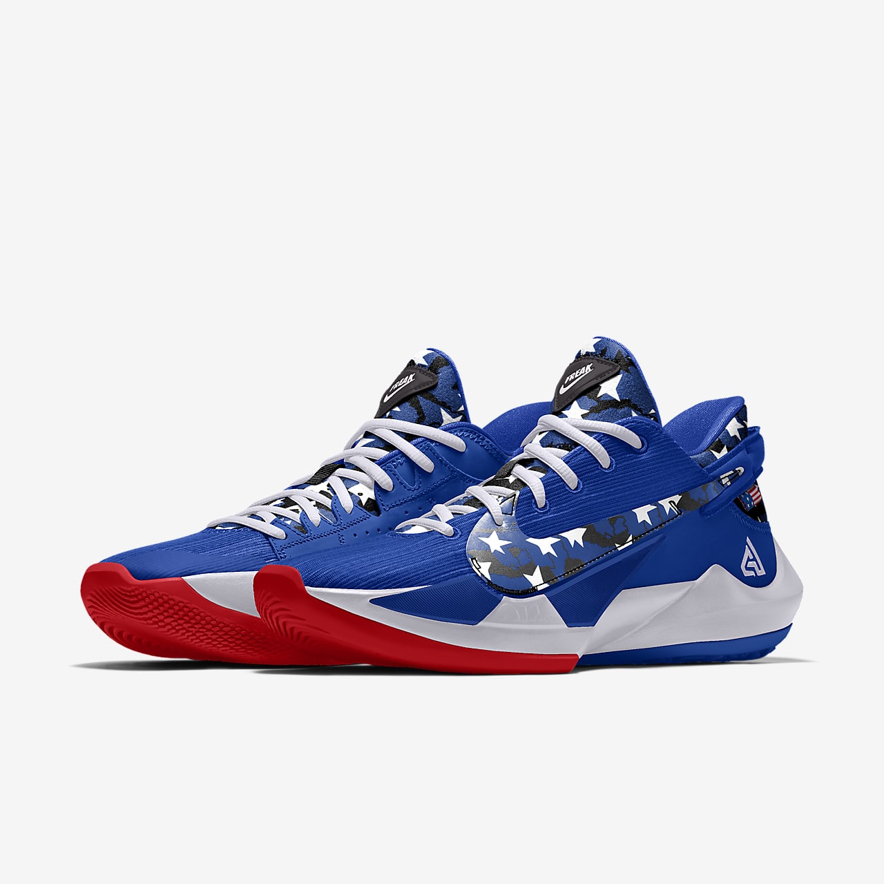 Zoom Freak 2 By You Custom Basketball Shoe. Nike SE