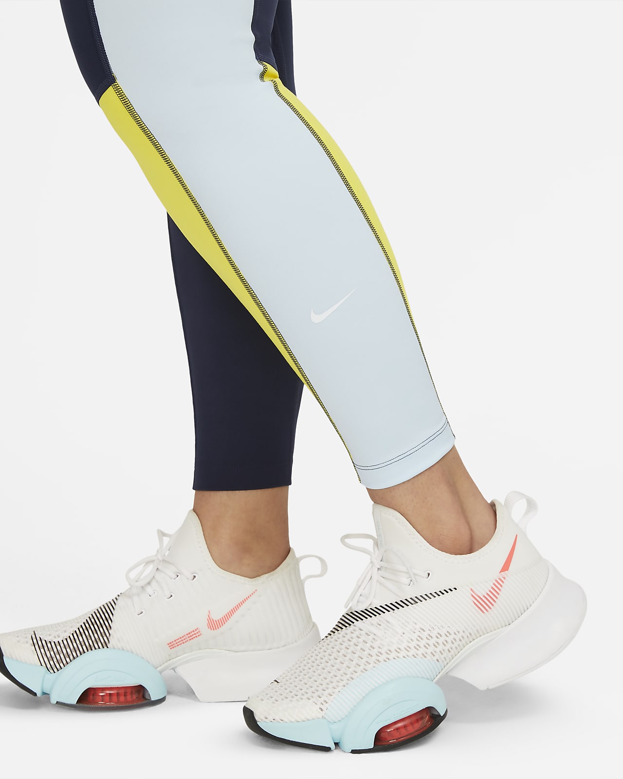 nike women's color block leggings