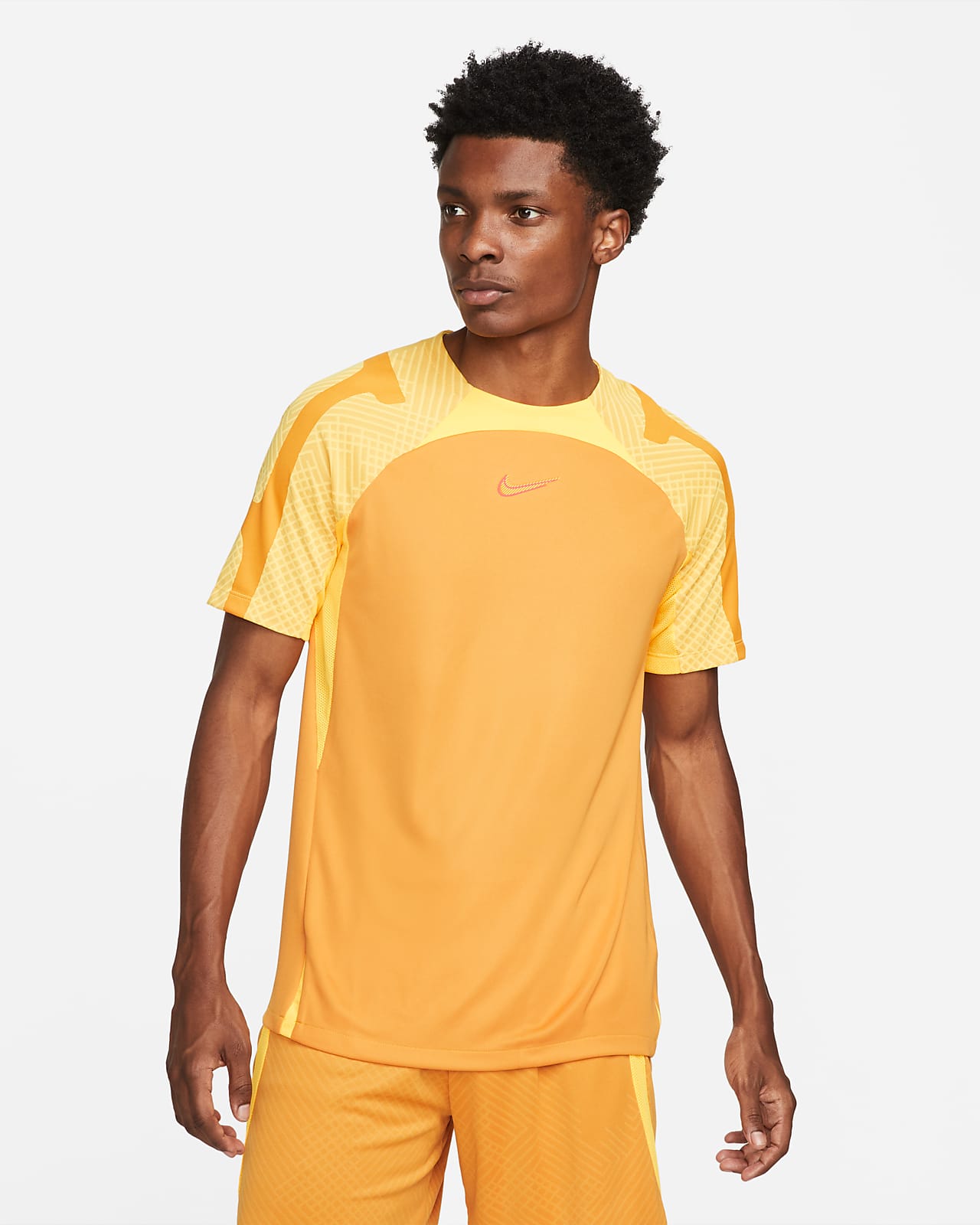 yellow nike dri fit shirt