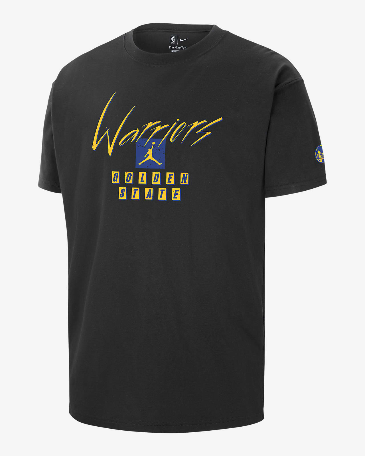 Golden State Warriors Courtside Statement Edition Jordan NBA Max90-T-shirt til mænd