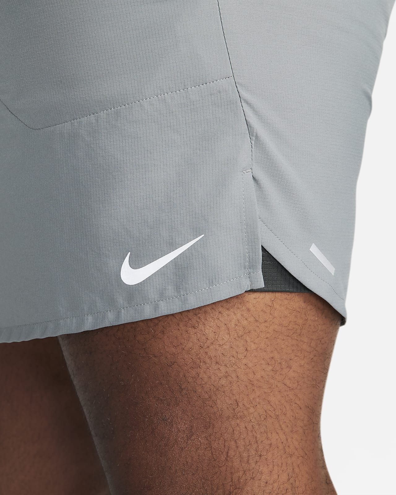 NEW Nike Dri-Fit 7 Stride 2-in-1 Running Shorts Black Size 2XL