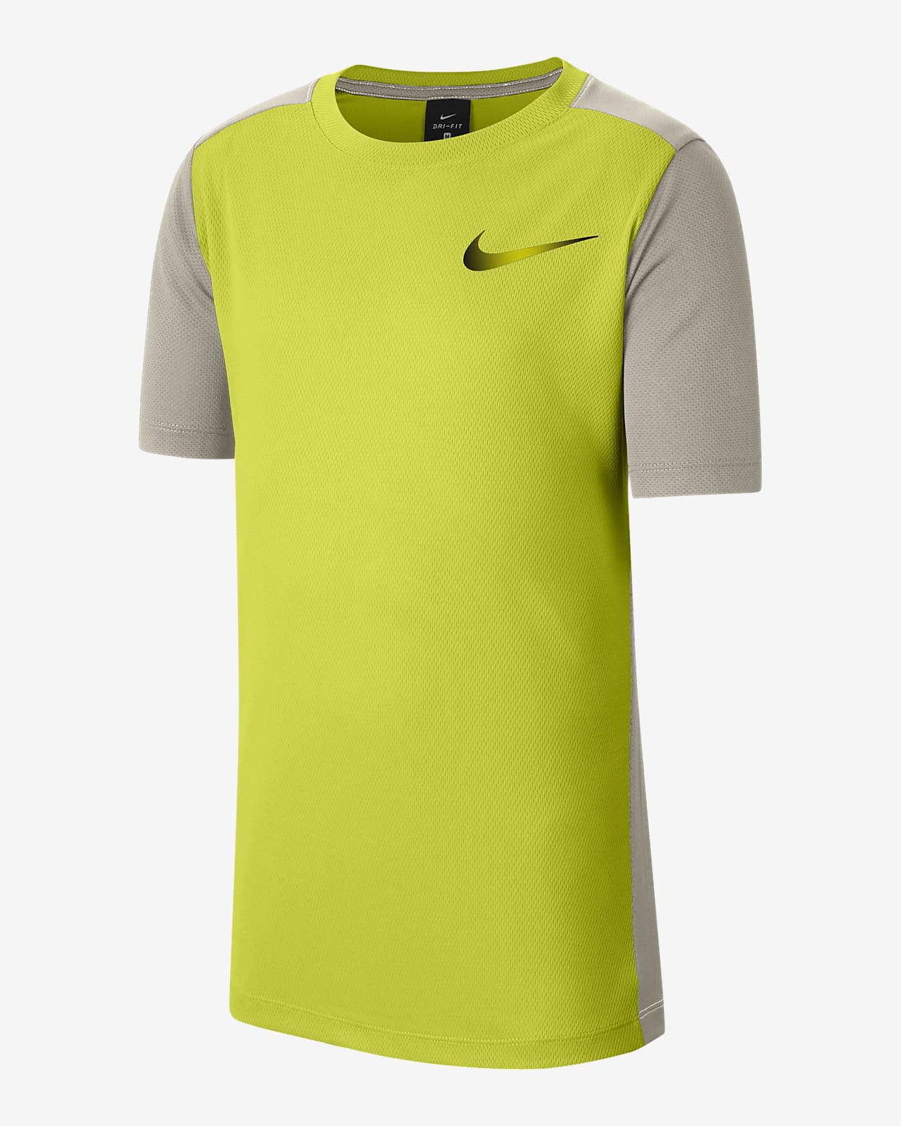 nike yellow training top