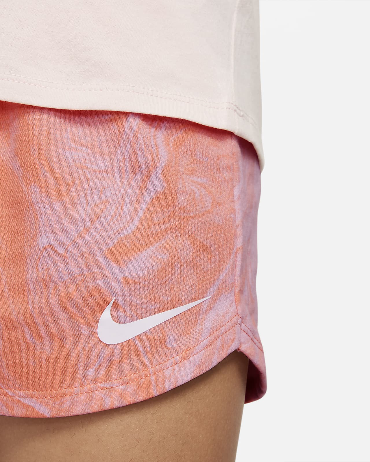 nike pink short set