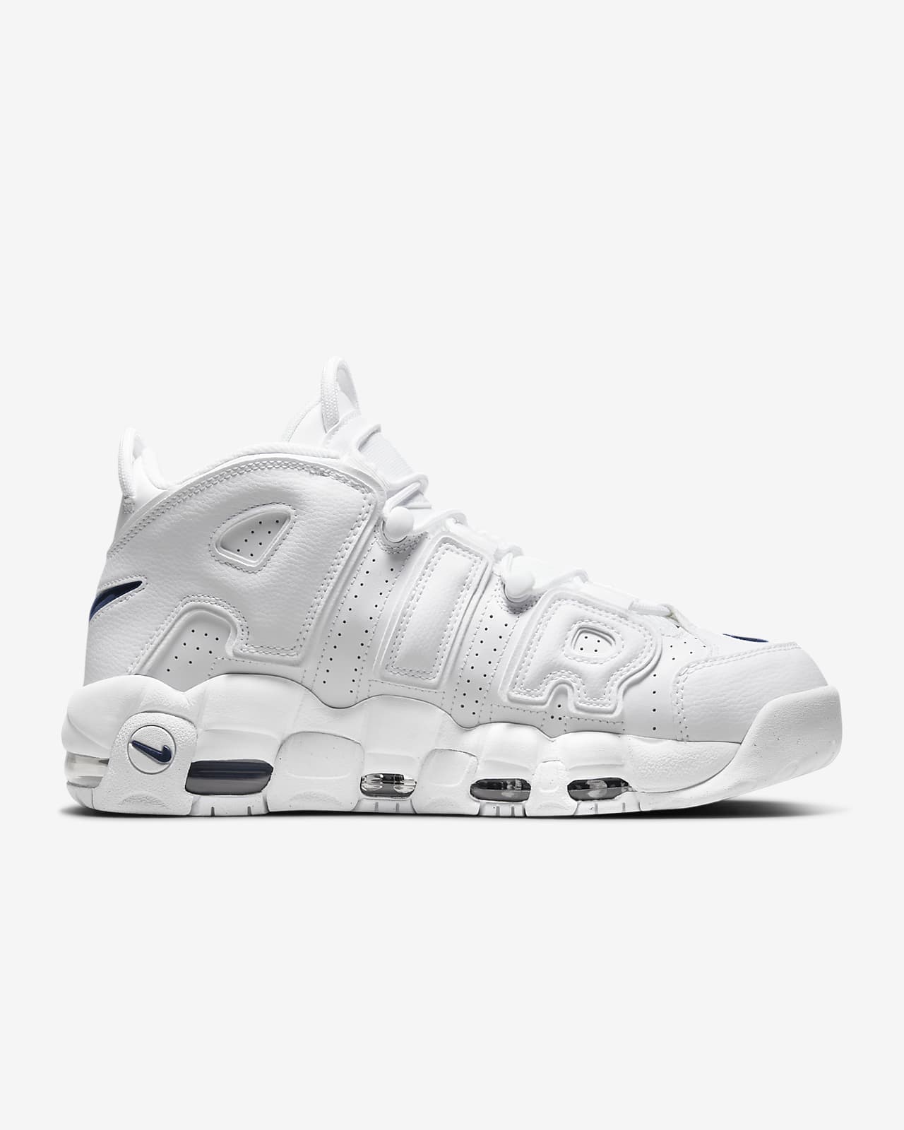 nike uptempo 96 homme argent