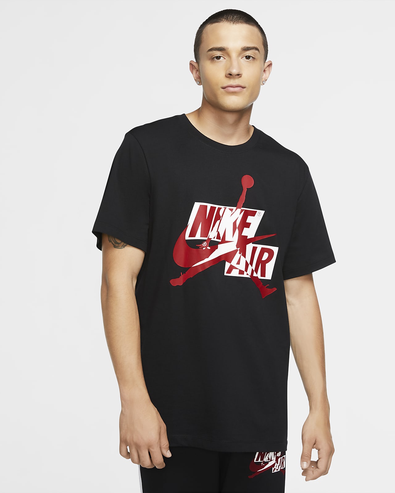 Kortärmad tröja Jordan Jumpman Classics HBR med rund hals Kortärmad tröja Jordan Jumpman Classics HBR med rund hals