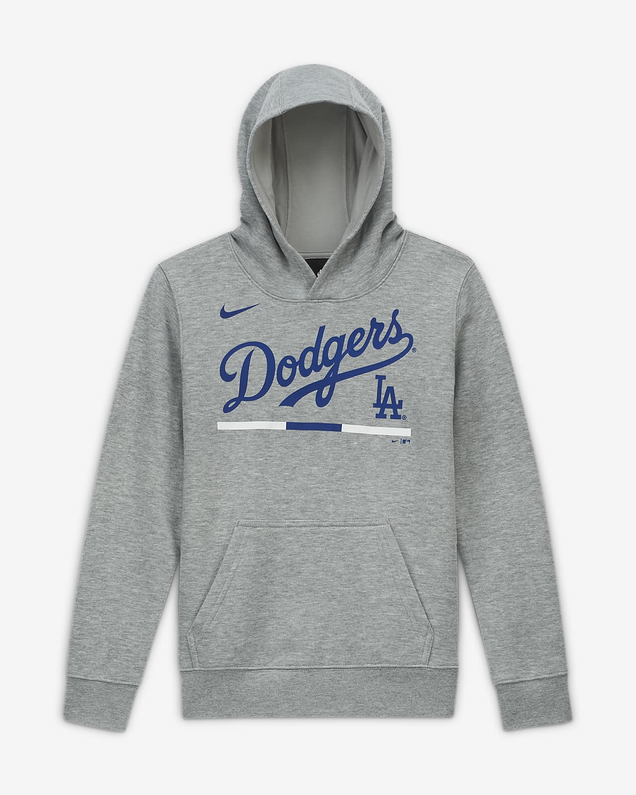 Sudadera con capucha sin cierre para niño talla grande Nike Club Fleece  (MLB Los Angeles Dodgers). Nike.com