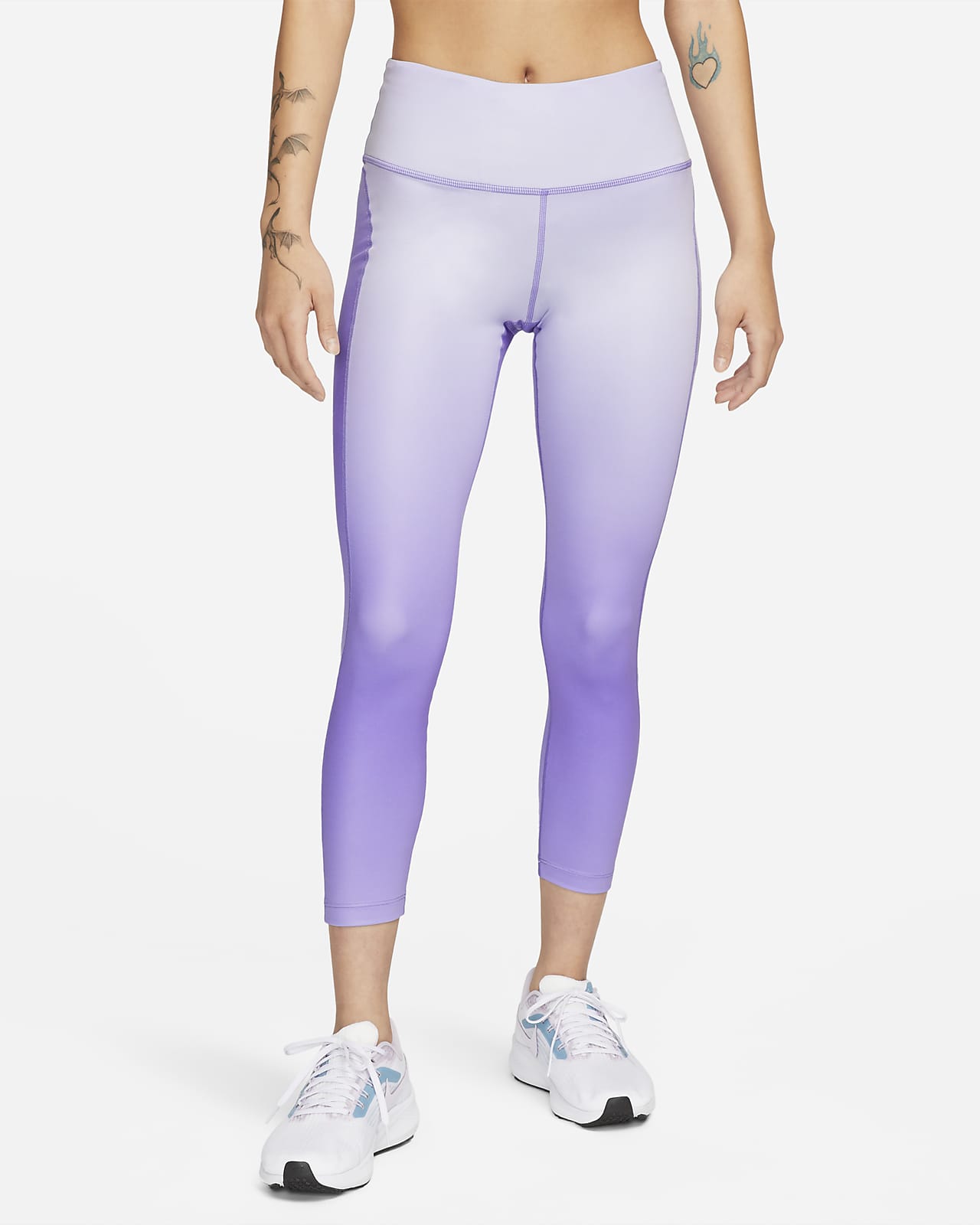 med tiden jeg er sulten blæk Nike Fast Women's Mid-Rise 7/8 Gradient-Dye Running Leggings with Pockets.  Nike JP