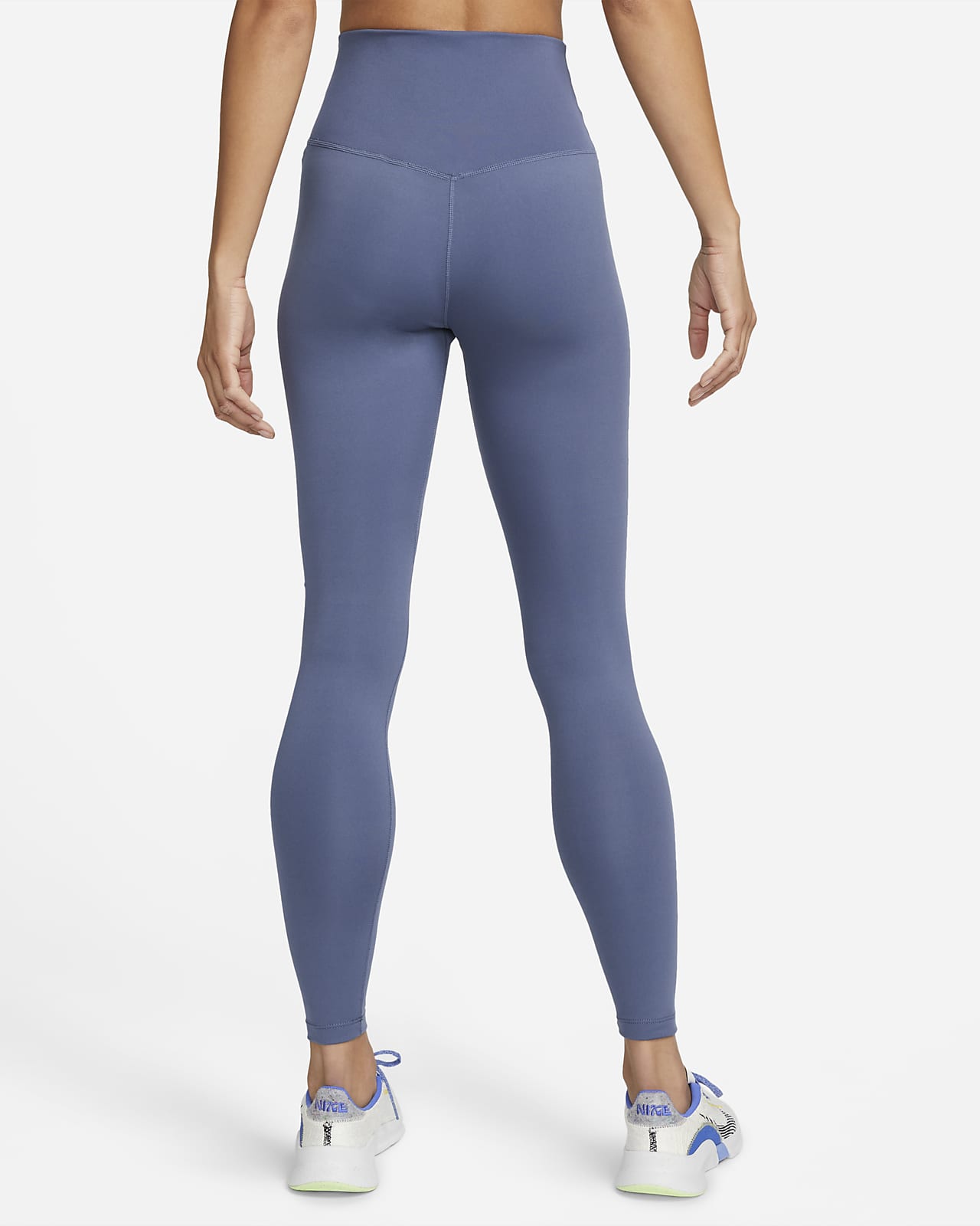 Nike Women's One High-Rise Leggings in Blue - ShopStyle