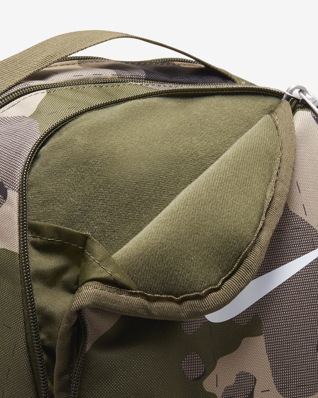 nike brasilia camo backpack