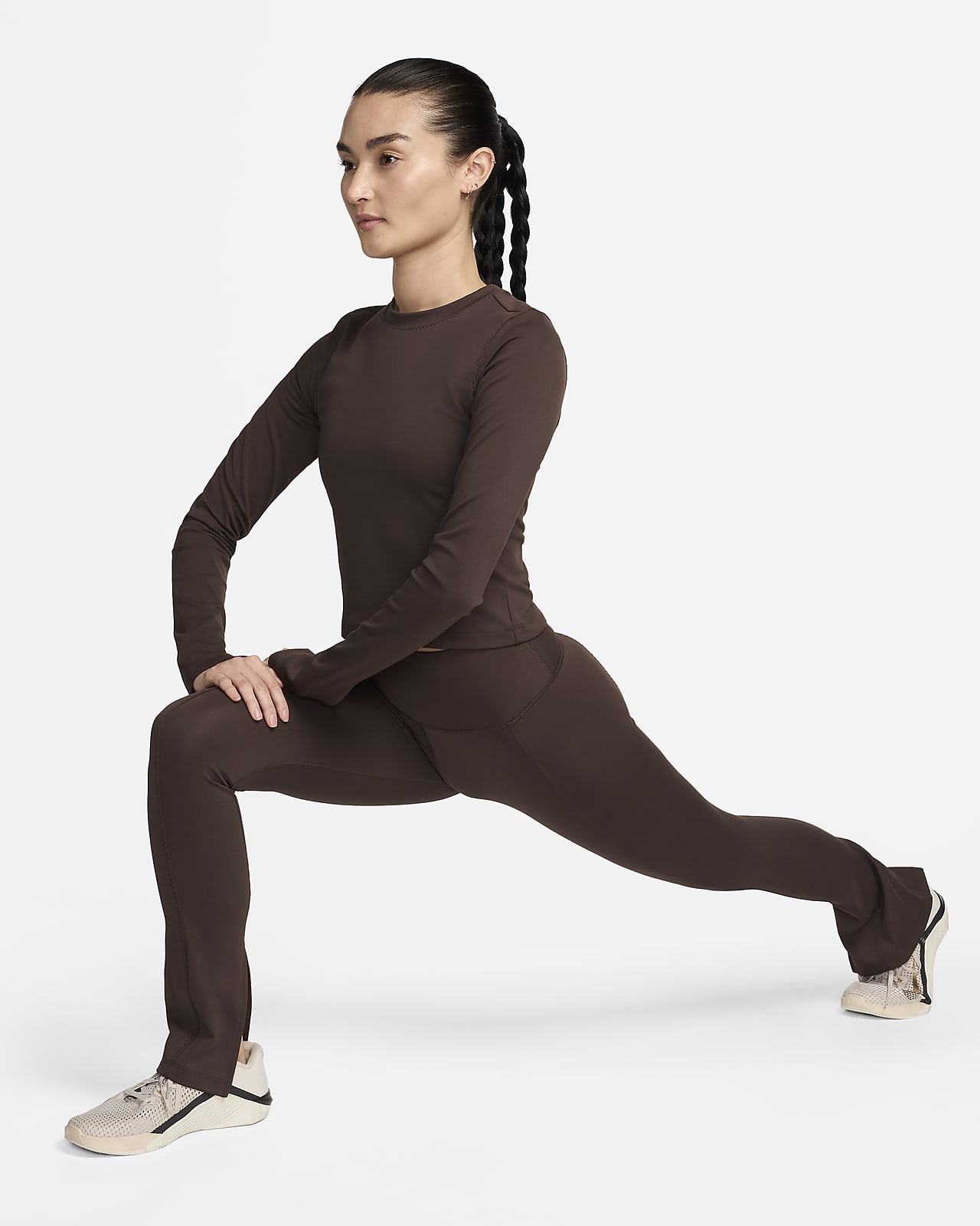 Women's high-waisted leggings Nike One - Baselayers - Textile