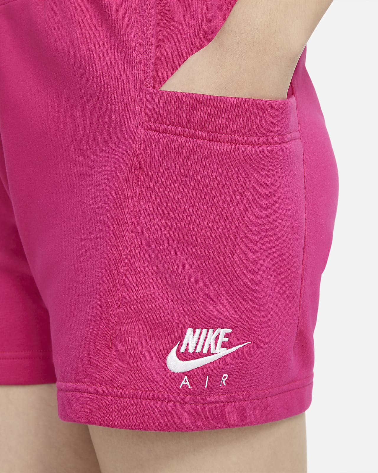 women's nike air fleece shorts
