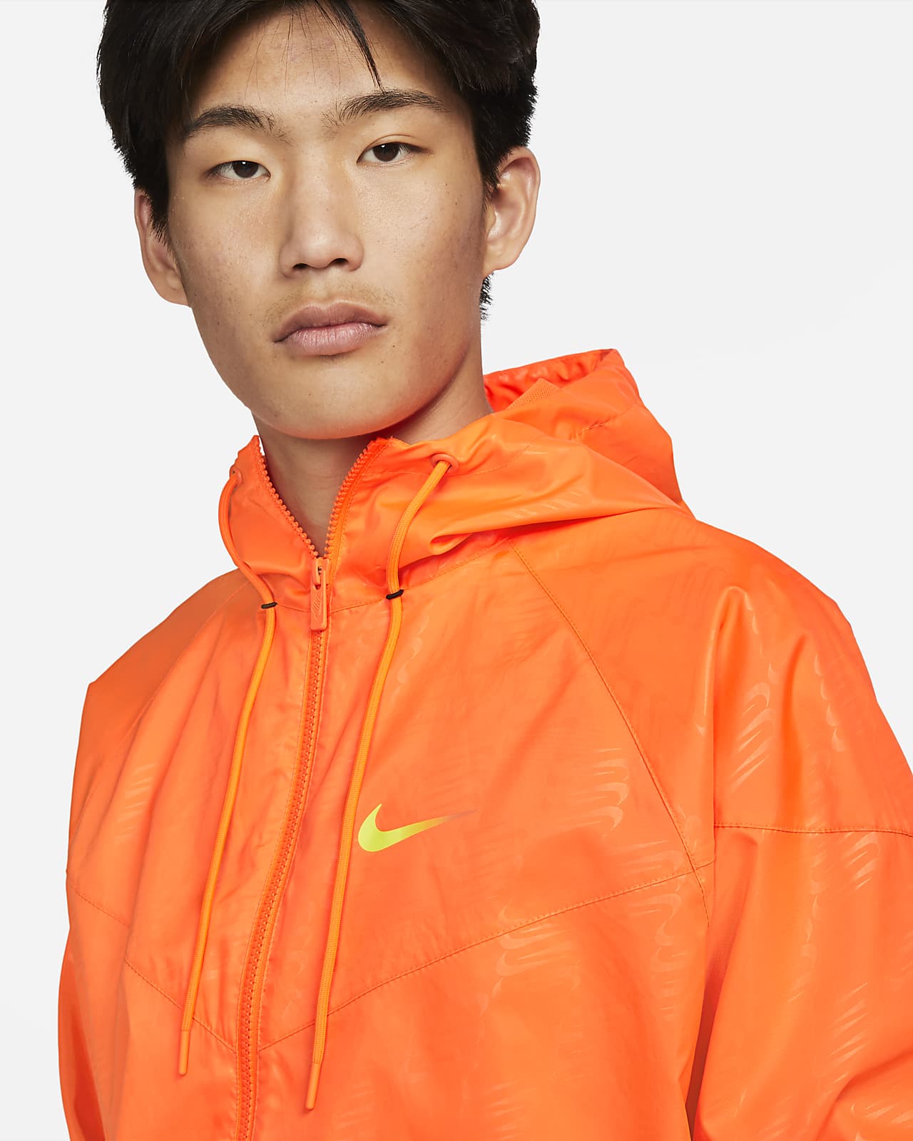 nike total orange windbreaker