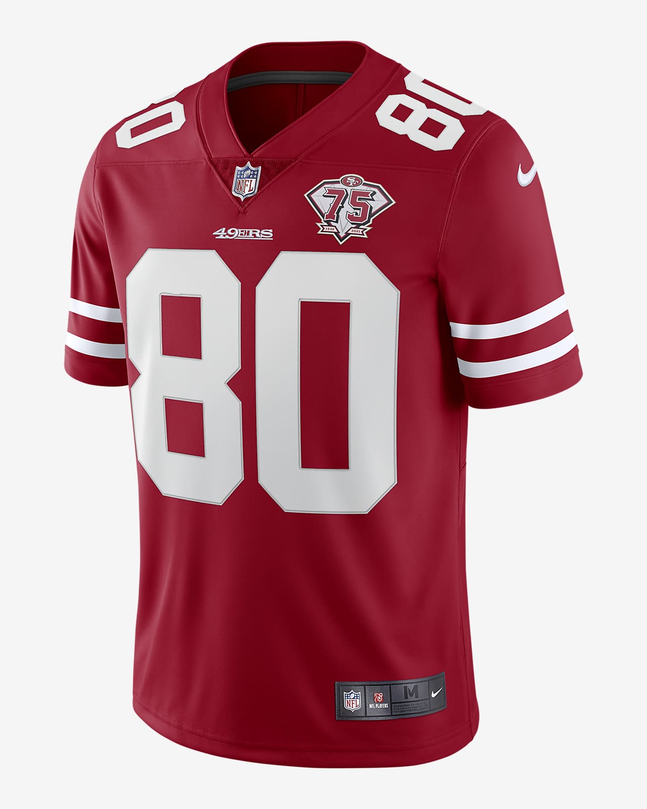 Jersey fútbol americano edición limitada para hombre NFL San 49ers Nike Vapor Untouchable Rice).