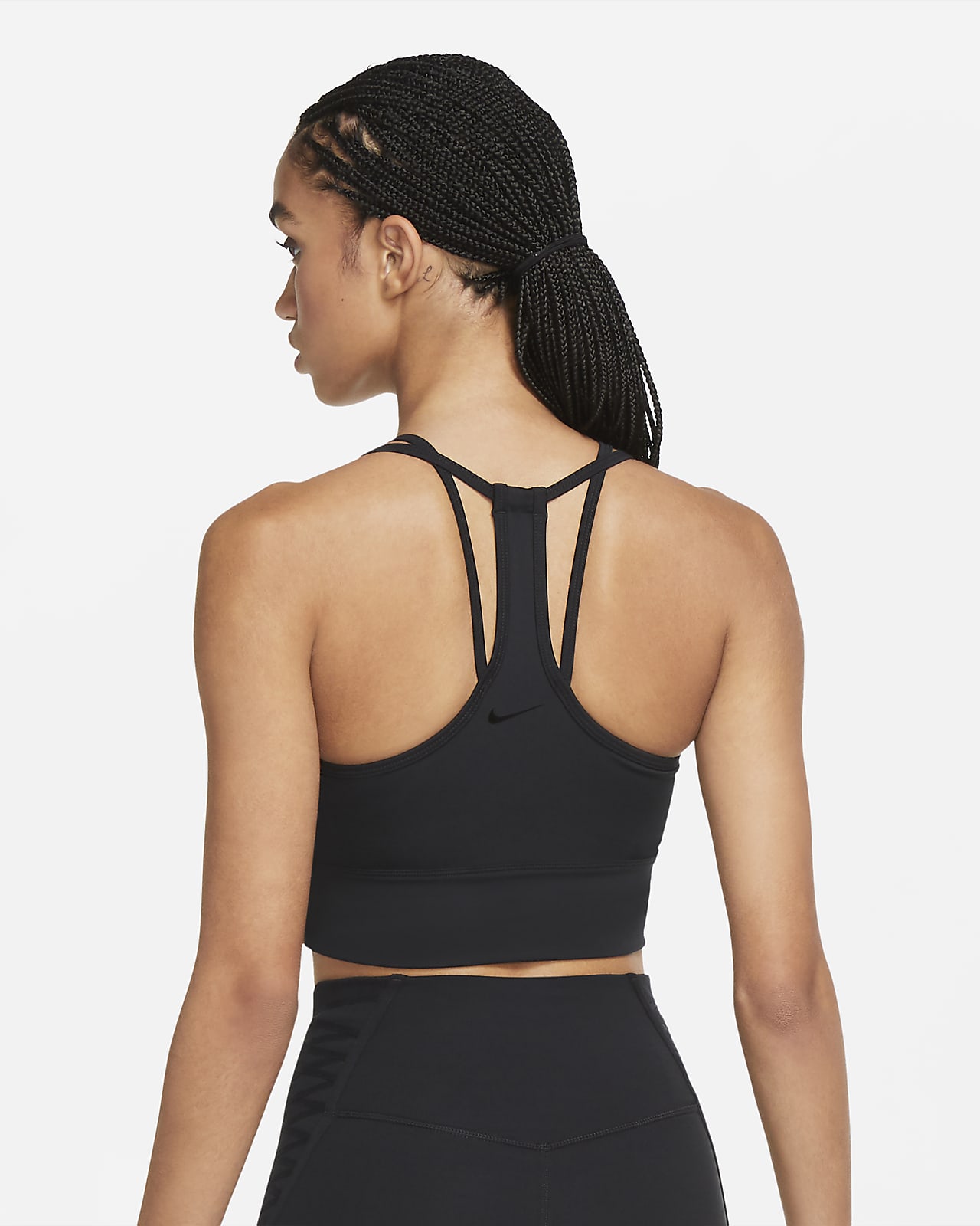 nike dry women's cropped training tank