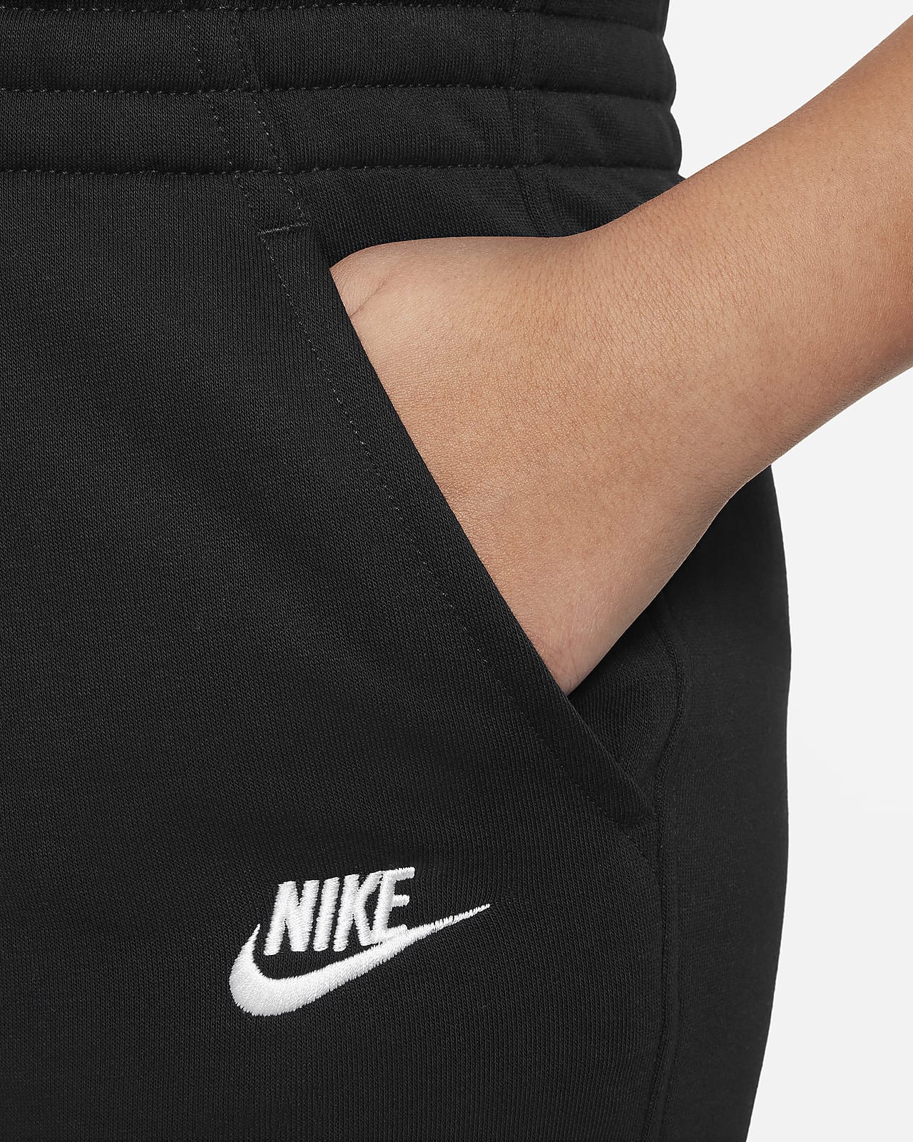 Nike Sportswear Club Fleece Big Kids' (Girls') 5 French Terry Shorts  (Extended Size)