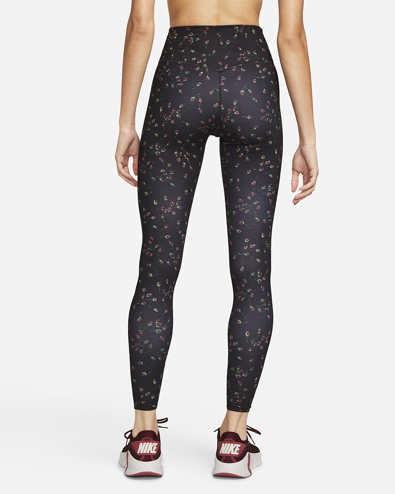Женские леггинсы со средней посадкой и принтом Nike Dri-FIT One Luxe Icon  Clash. Nike RU