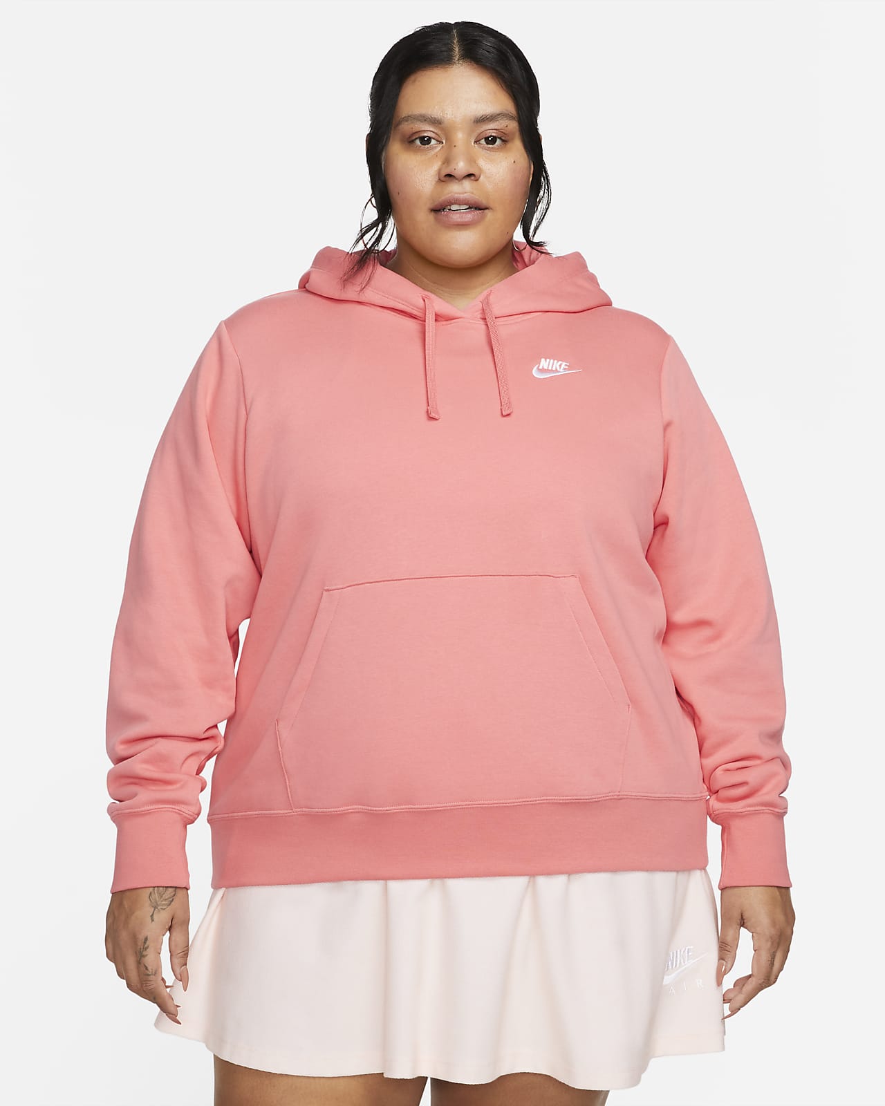 thee Quagga Evolueren Sweat à capuche Nike Sportswear Club Fleece pour Femme (grande taille). Nike  FR