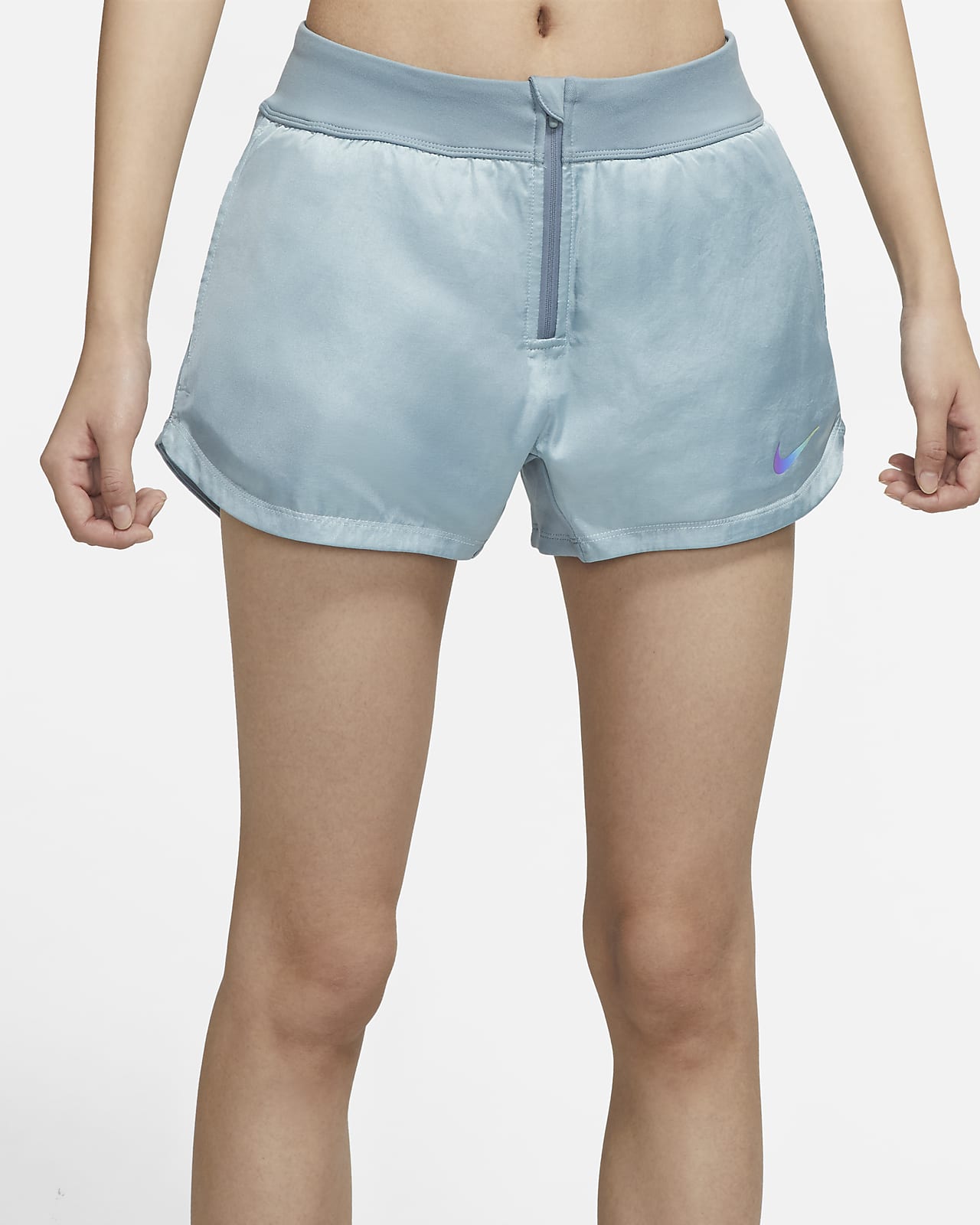 nike denim shorts