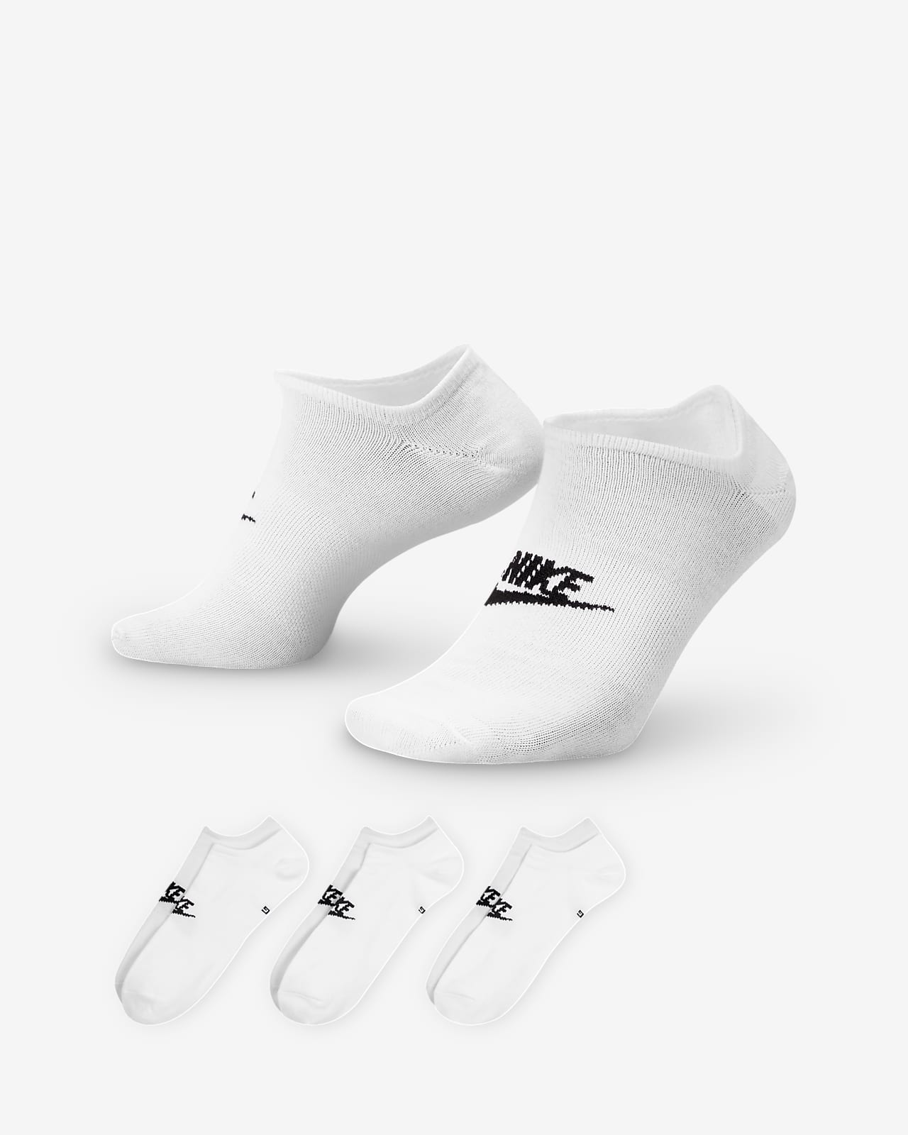 Nike Sportswear Everyday Essential No-Show-Socken (3 Paar)
