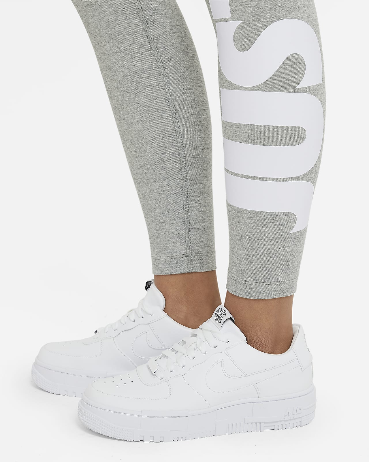 Nike Sportswear Essential Women's High-Waisted Graphic Leggings.