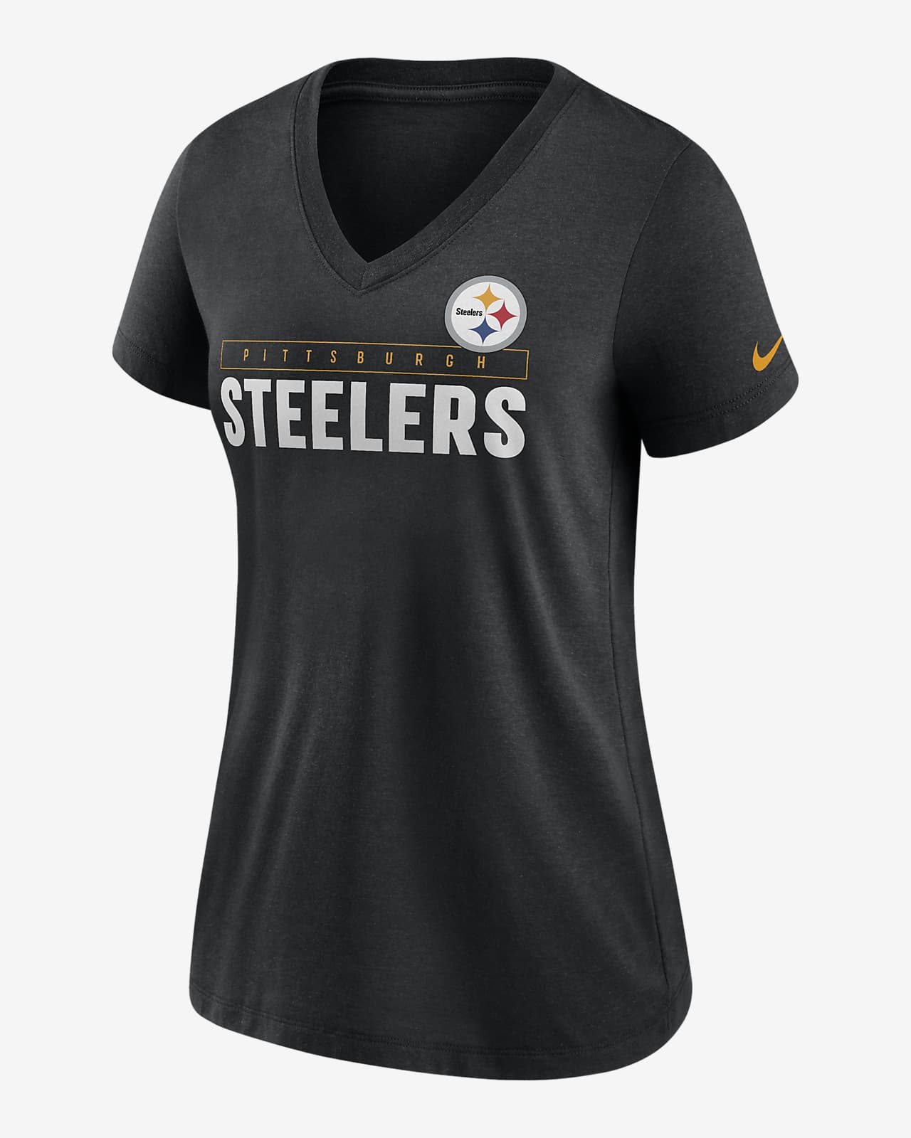 Nike (NFL Pittsburgh Steelers) Women's Mid V-Neck T-Shirt. Nike.com