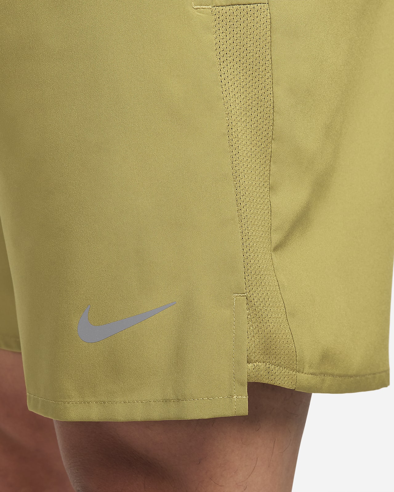 Nike Short Running Hombre Dri-Fit Challenger Brief-Lined gris