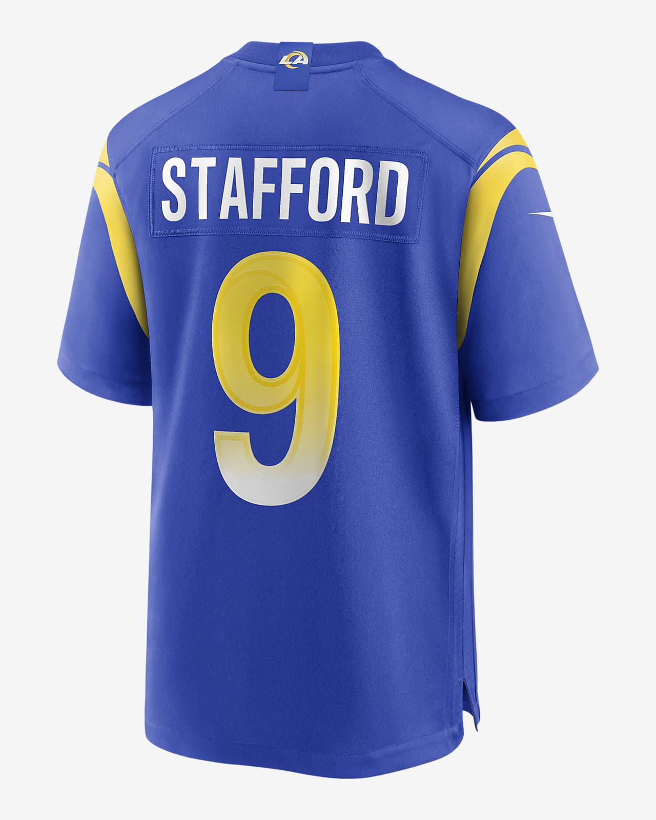 Rams No9 Matthew Stafford Black/Gold Men's Stitched Vapor Untouchable Limited Jersey