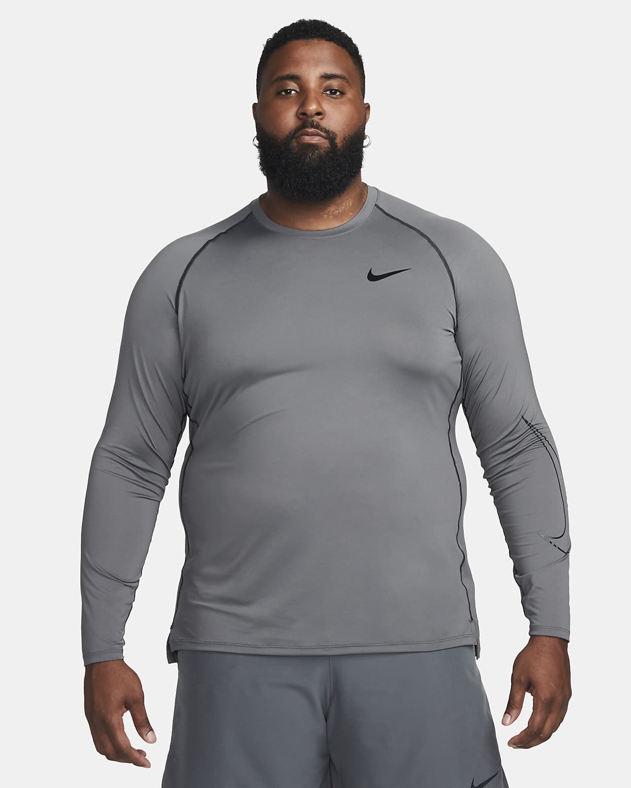 Agnes Gray Cusco Verloren Nike Pro Dri-FIT Men's Slim Fit Long-Sleeve Top. Nike.com