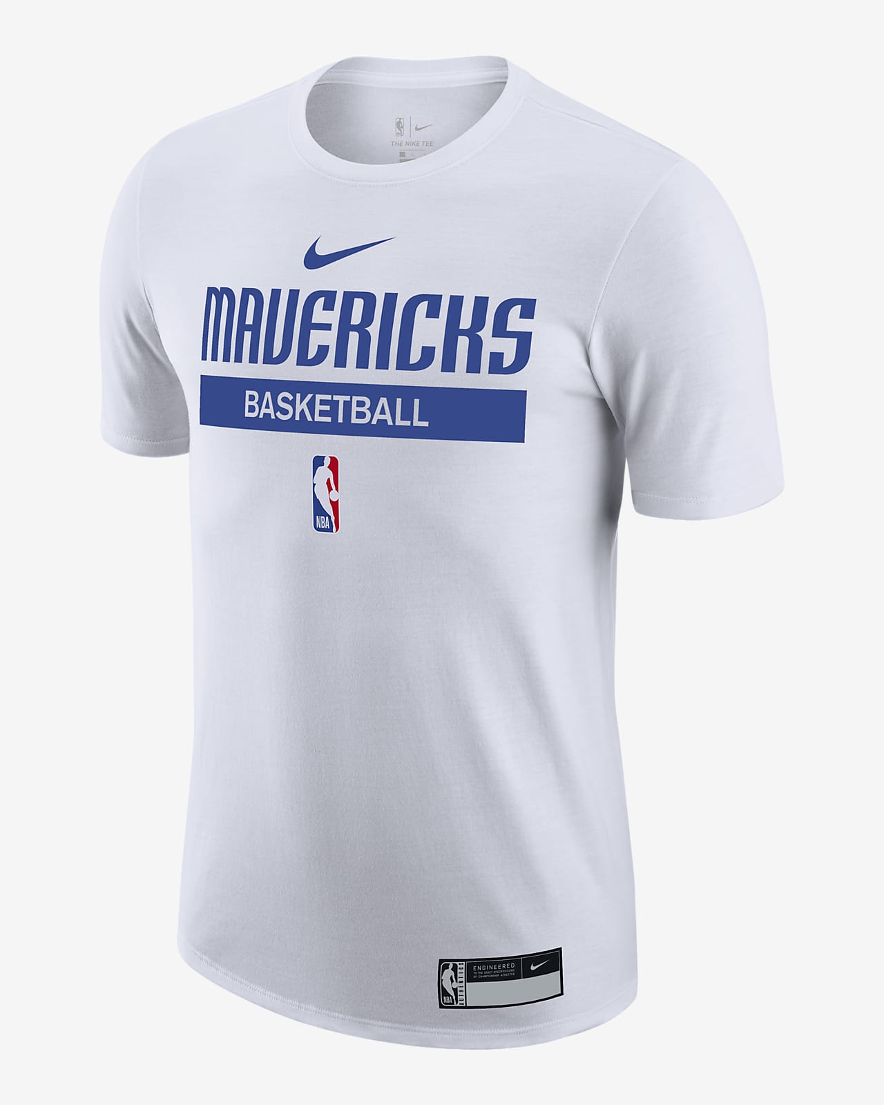 เสื้อยืดฝึกซ้อม Nike Dri-FIT NBA ผู้ชาย Dallas Mavericks