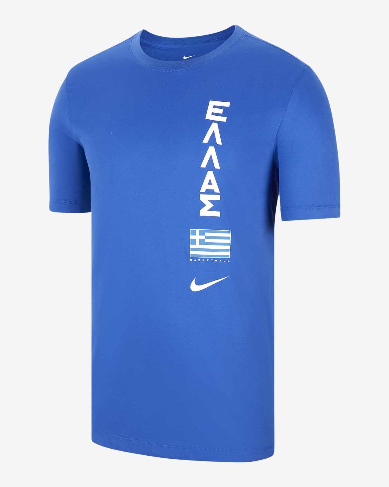 blue nike t shirt dri fit