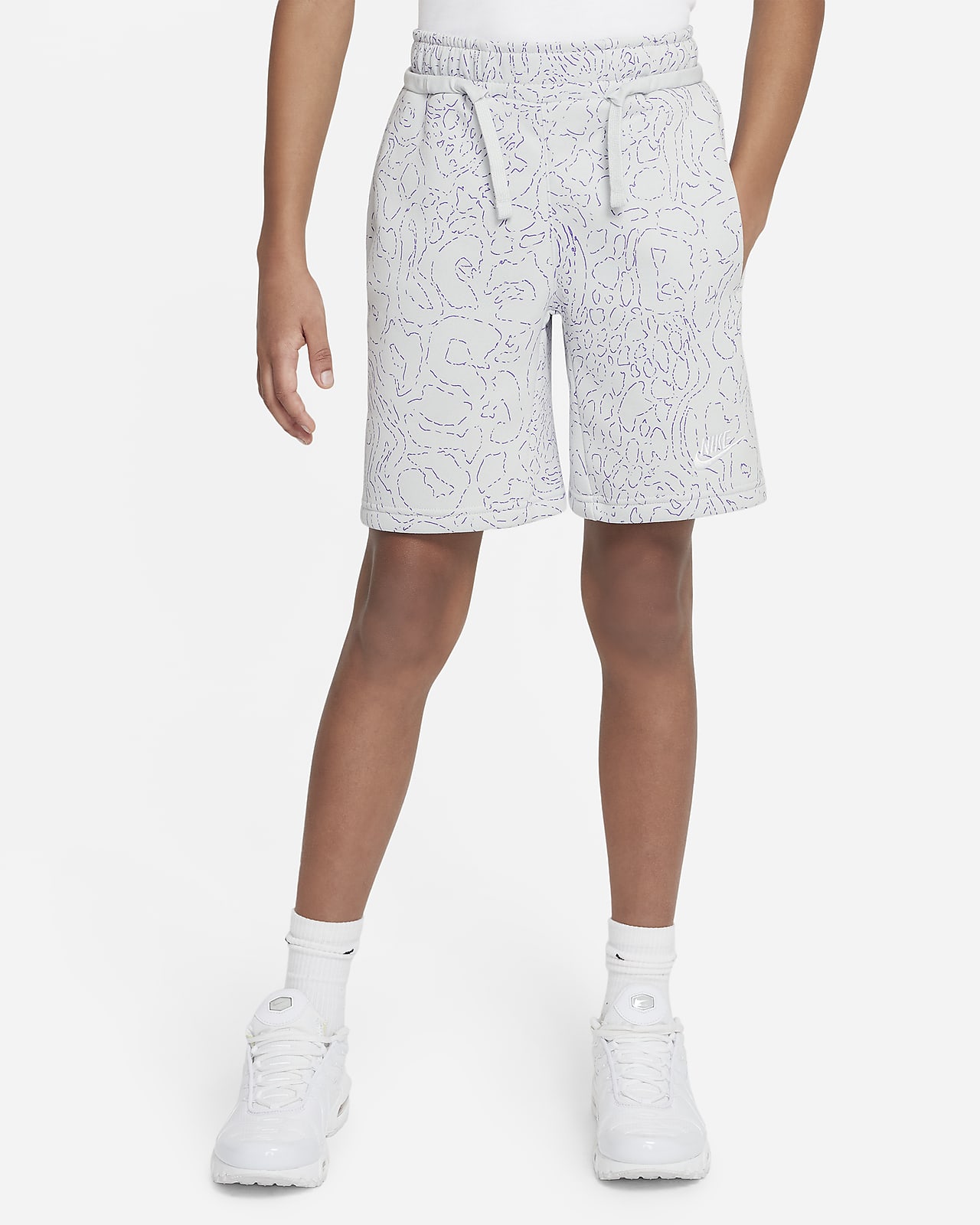 Nike Sportswear Club Fleece Older Kids' (Boys') Printed Shorts