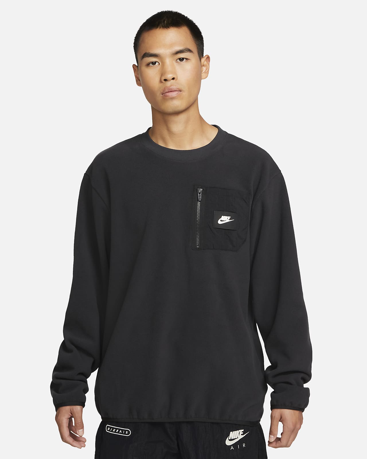 nike therma fit crew sweatshirt