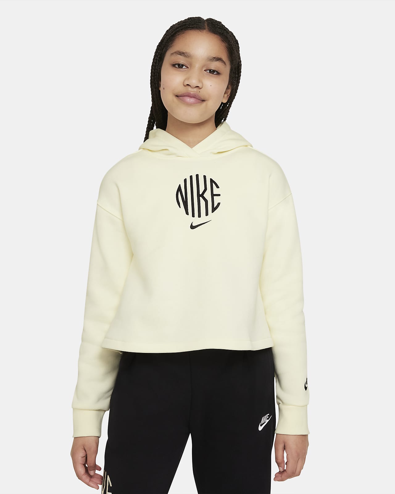 Nike Sportswear Hoodie van sweatstof voor meisjes