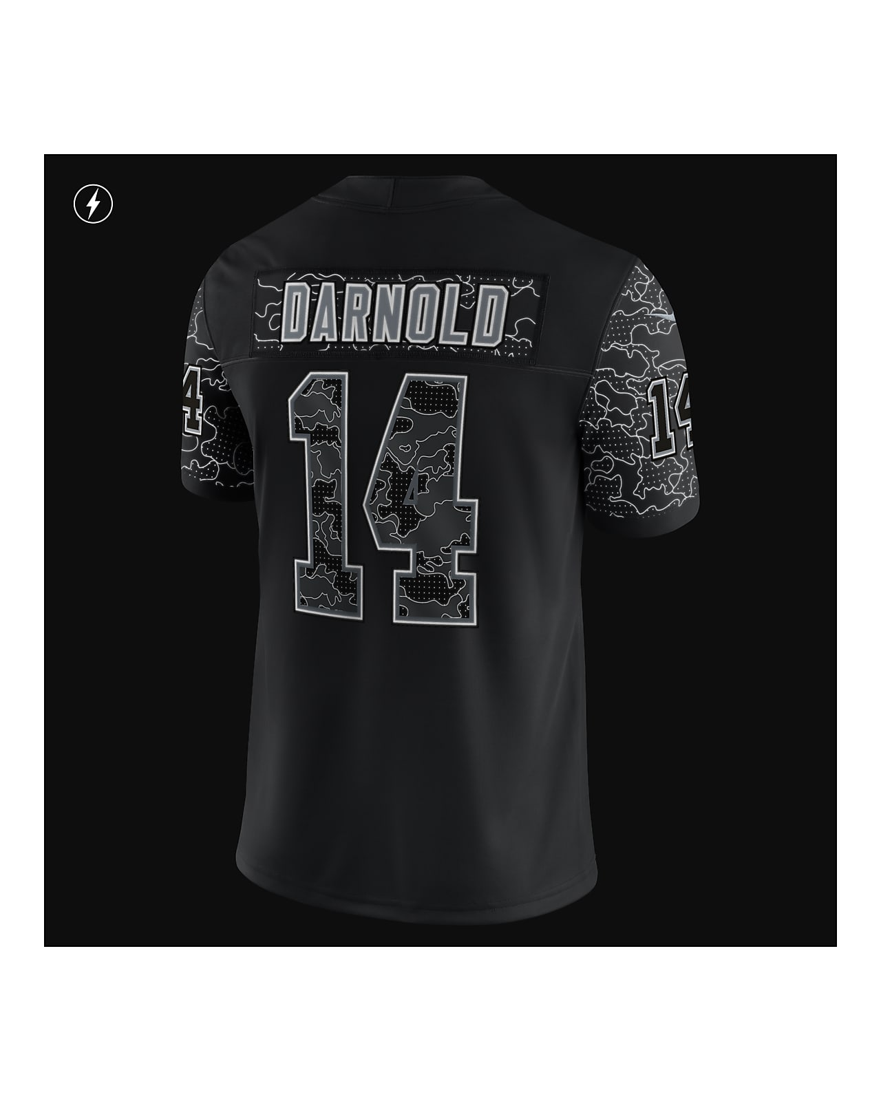toque Moderador Afectar Jersey de fútbol americano a la moda para hombre Carolina Panthers RFLCTV  de la NFL (Sam Darnold). Nike.com
