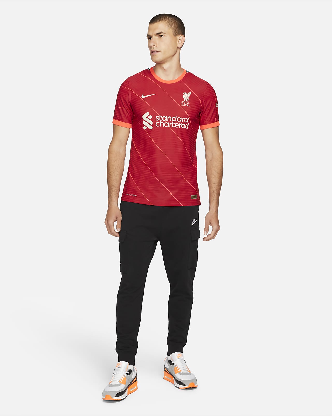  Nike Men's Soccer Liverpool Home Jersey (Small) Red