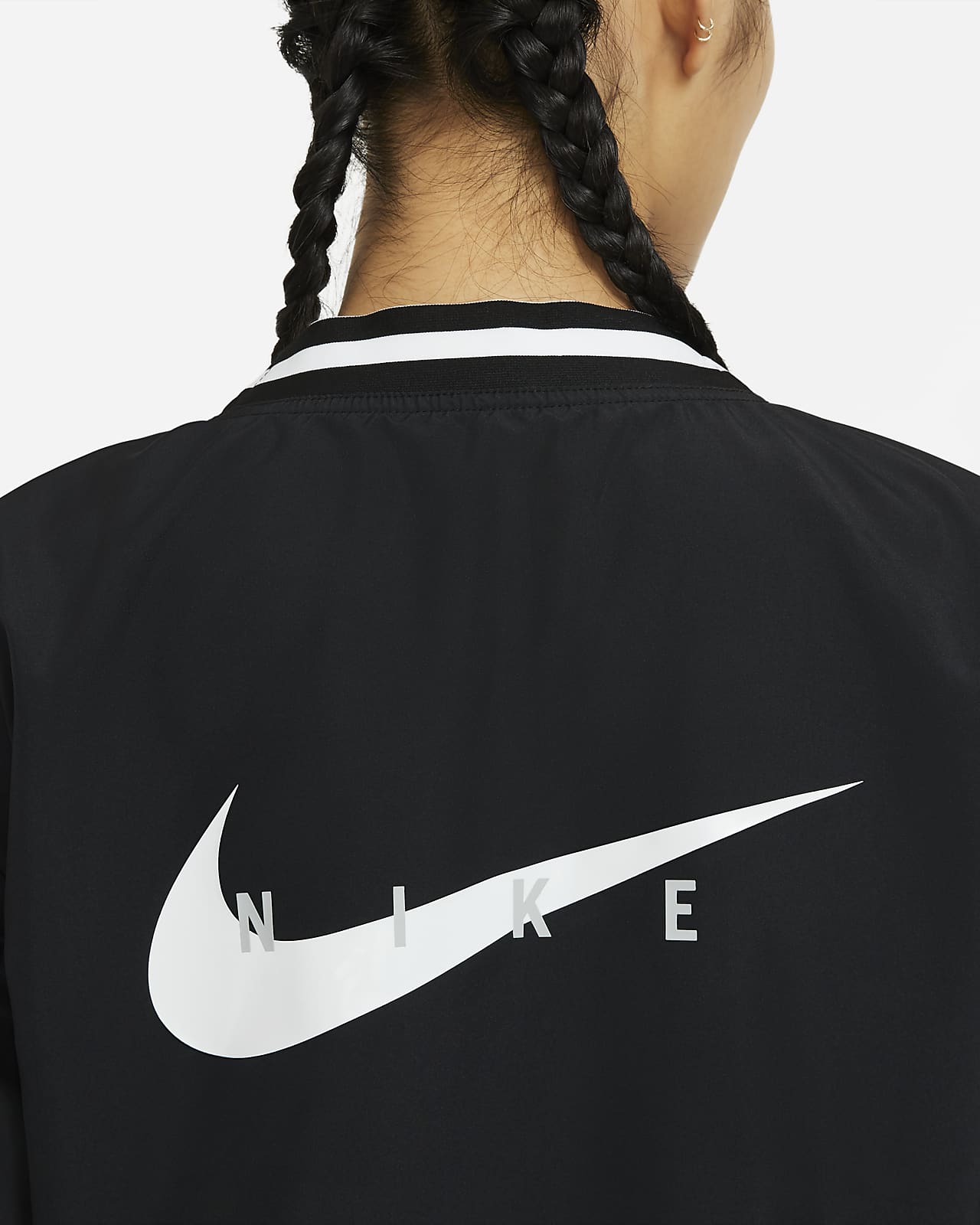 nike swoosh track