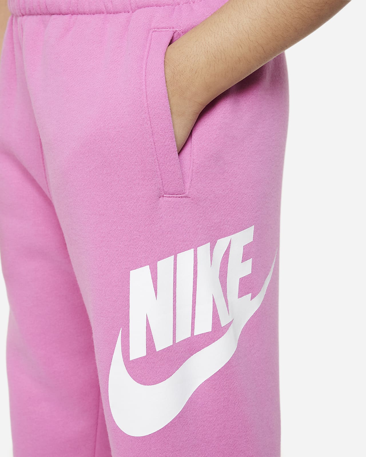 Nike Kids' Girls' Sportswear Club Fleece Jogger Pants In Playful Pink/white