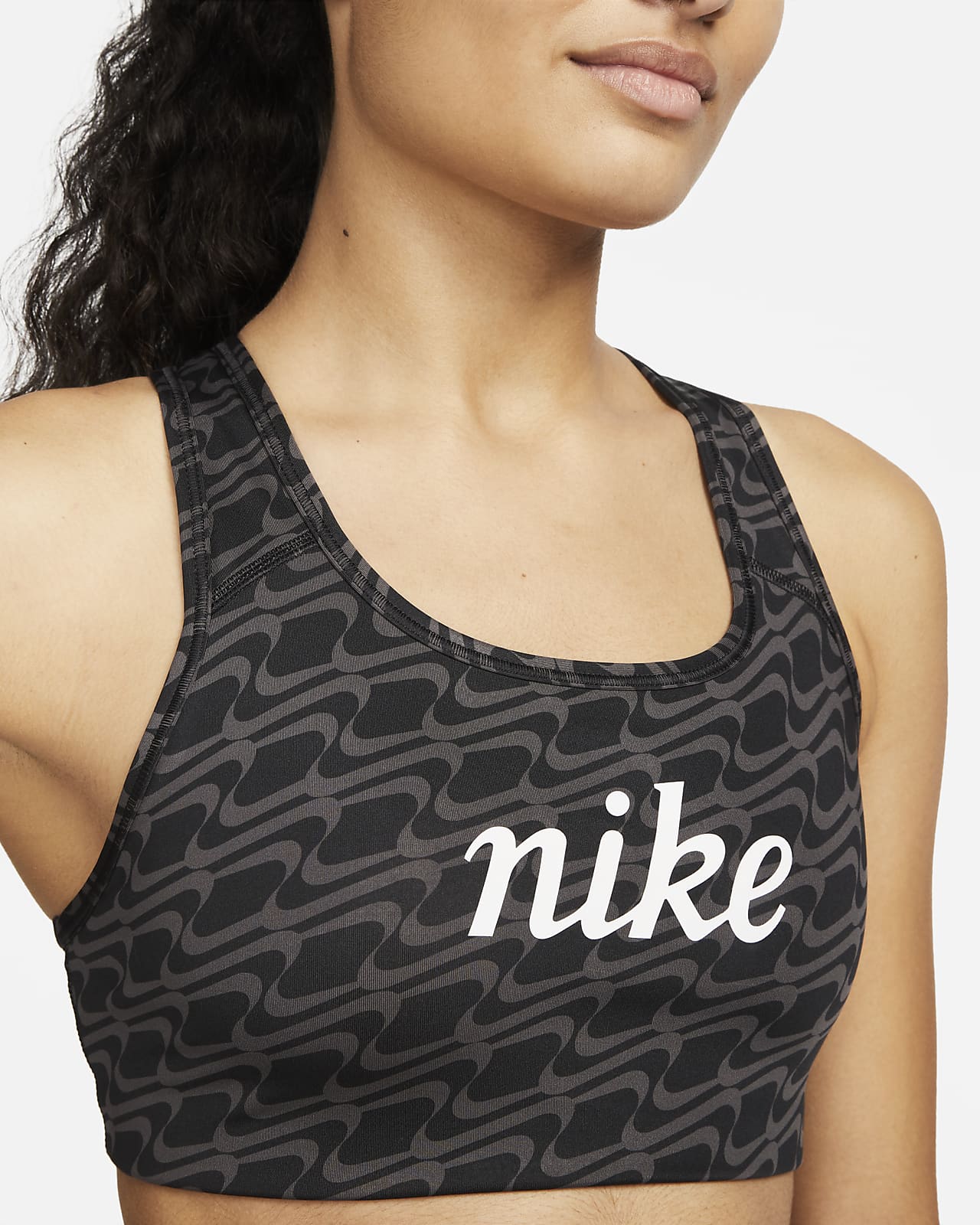 bundel Acquiesce verwijderen Nike Swoosh Icon Clash Women's Medium-Support Non-Padded All-over Print Sports  Bra. Nike LU