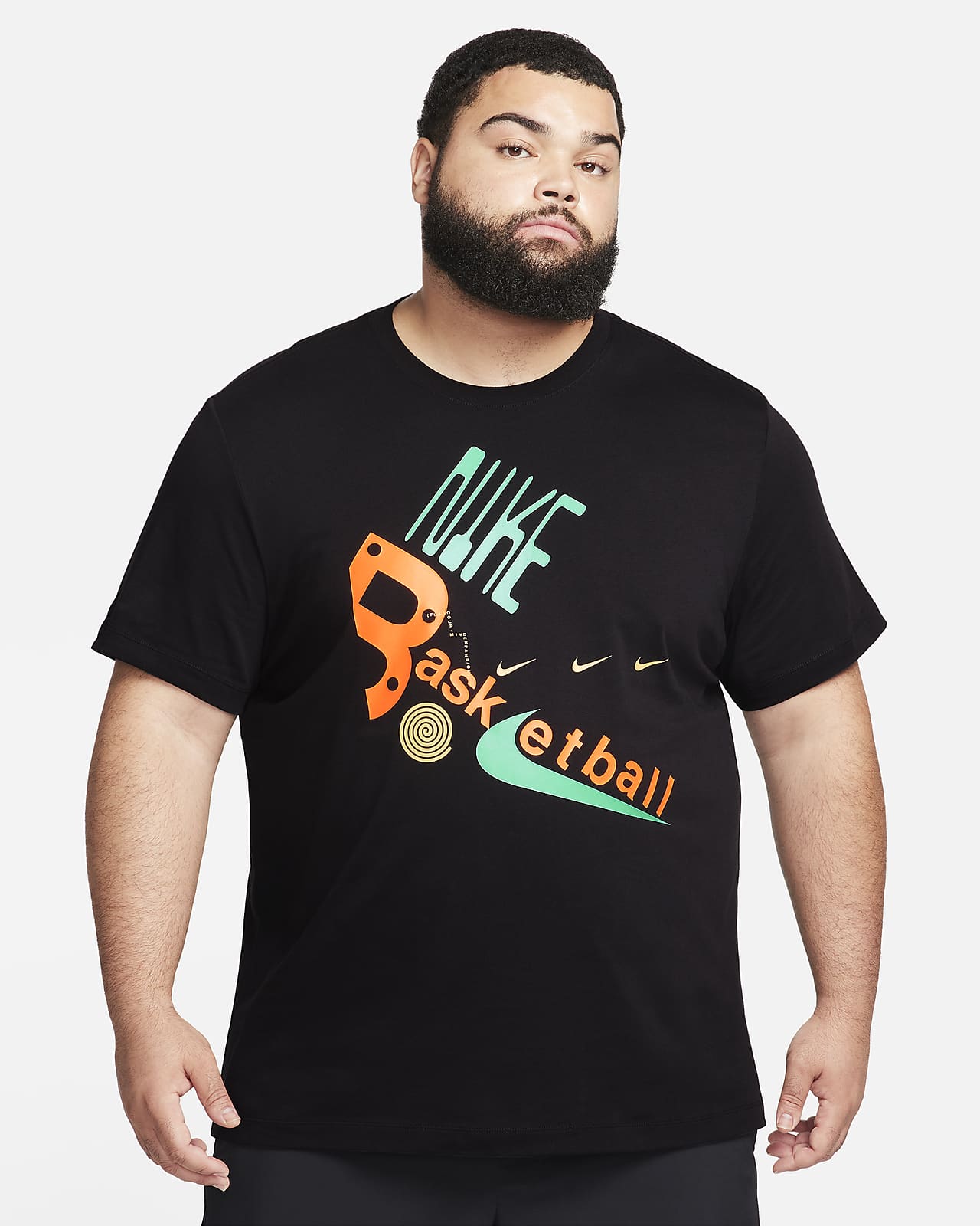 Nike large swoosh t clearance shirt