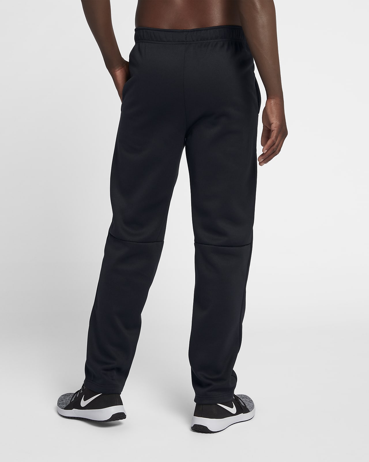 Nike Therma DB4217-063 Men's Dark Gray Heather Pull On Training Pants HY341