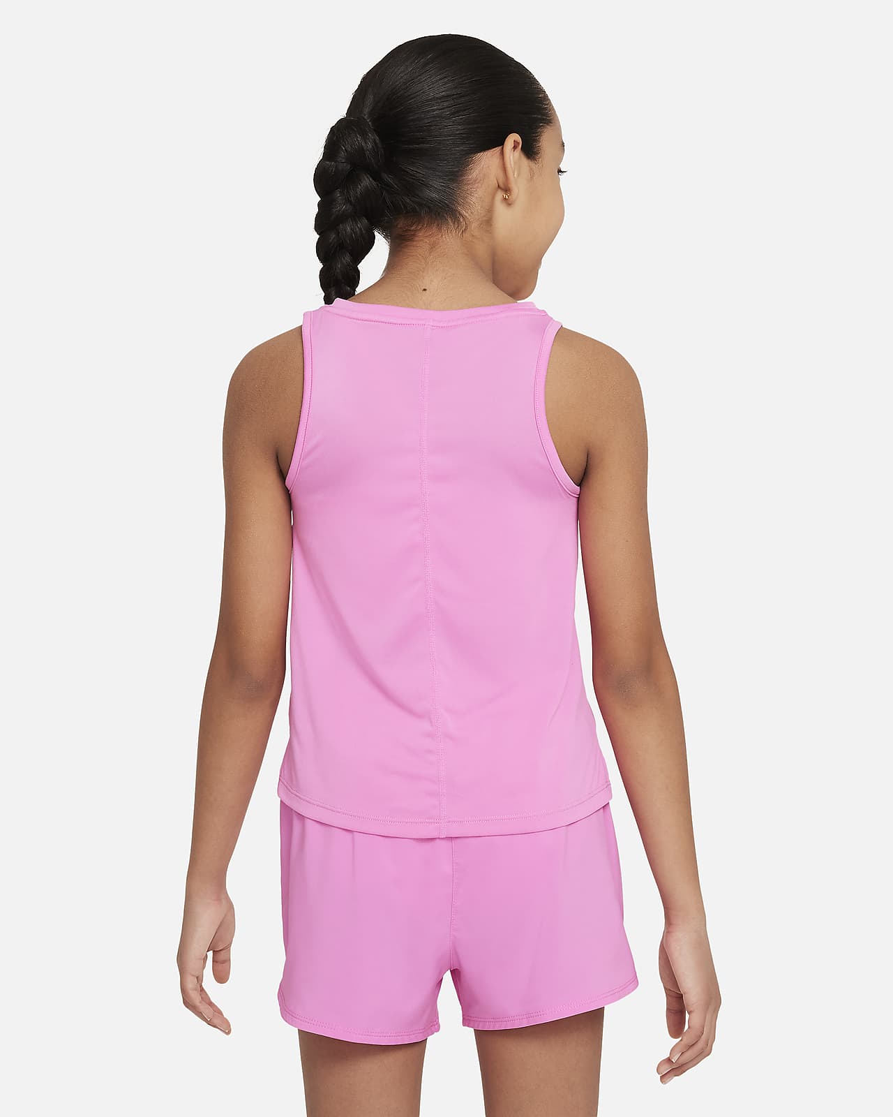 Nike One Camiseta de Tenis Niña - Playful Pink