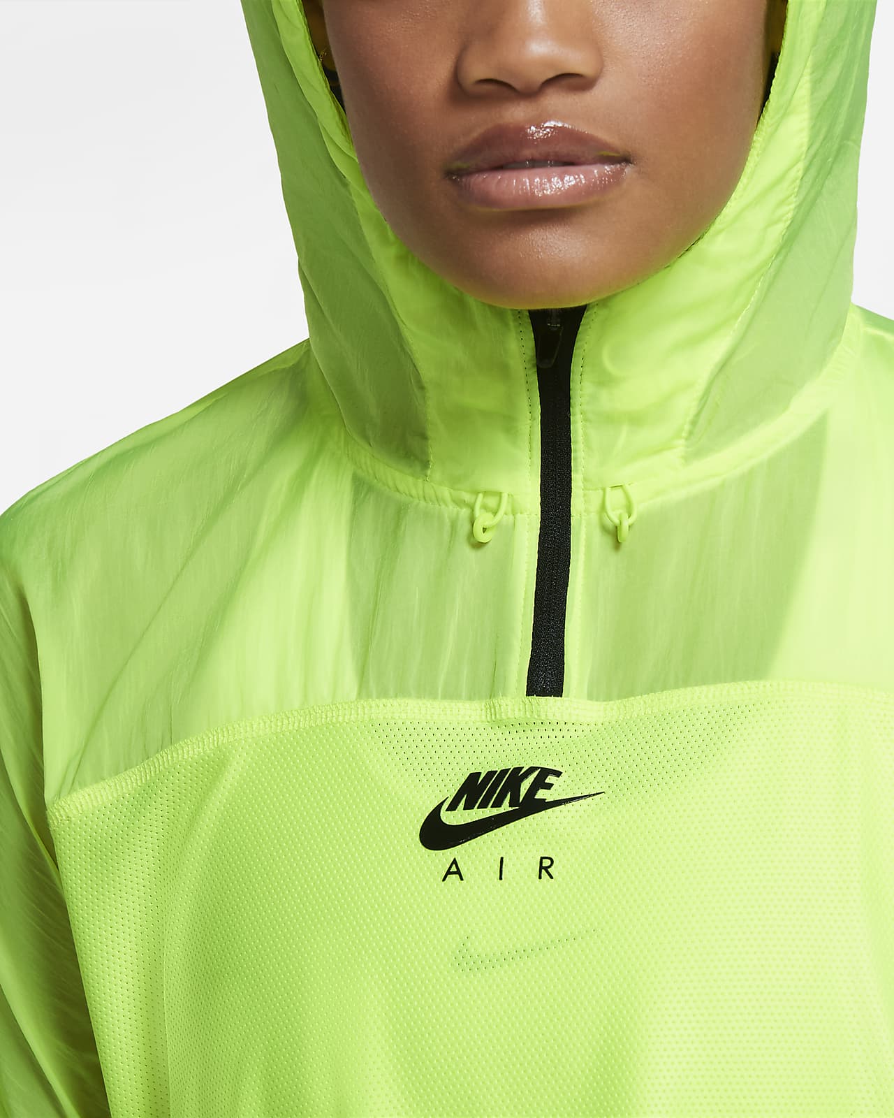 nike air hooded running jacket