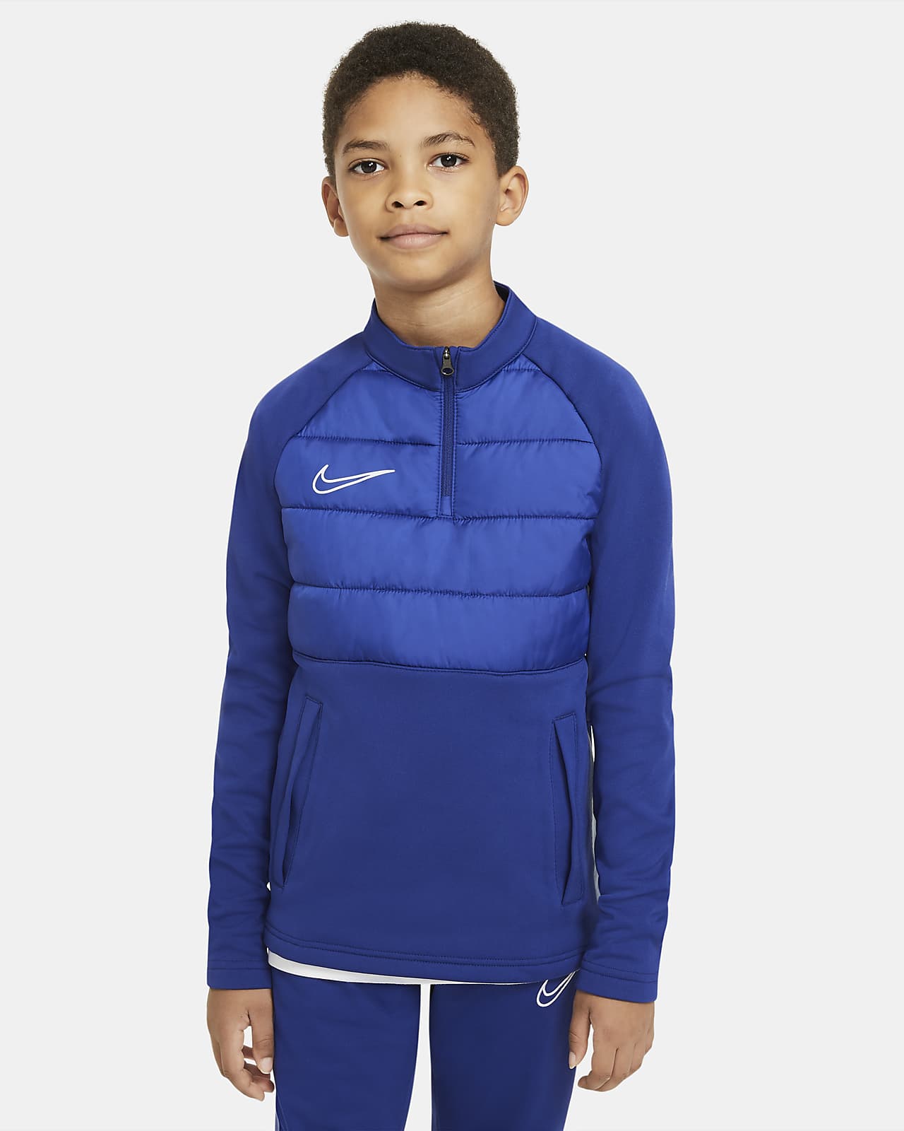 Nike Dri Fit Academy Winter Warrior Older Kids Football Drill Top Nike Lu