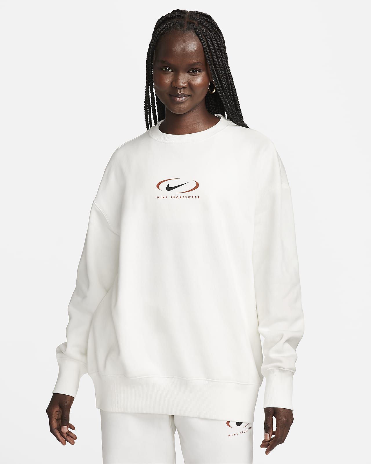 Nike oversized sales sweater dames