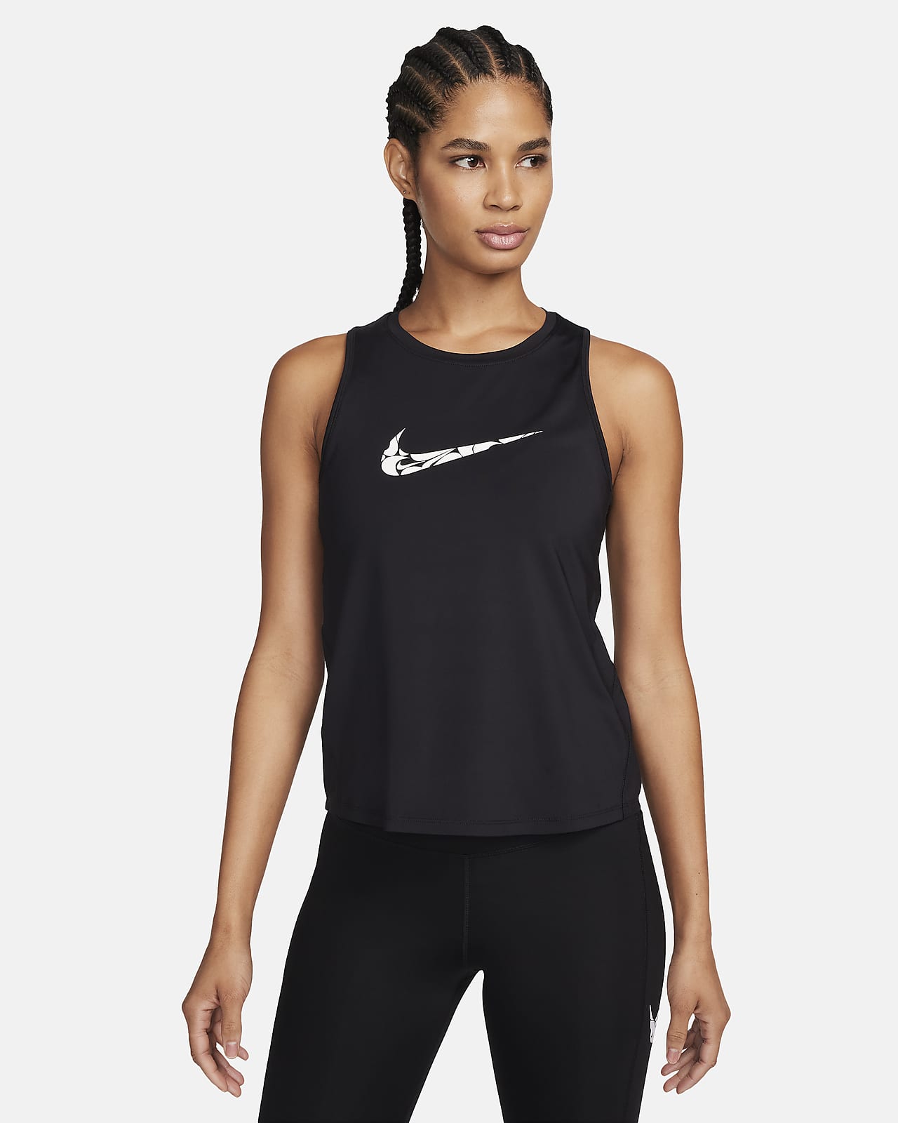 Nike One løpesinglet med grafikk til dame