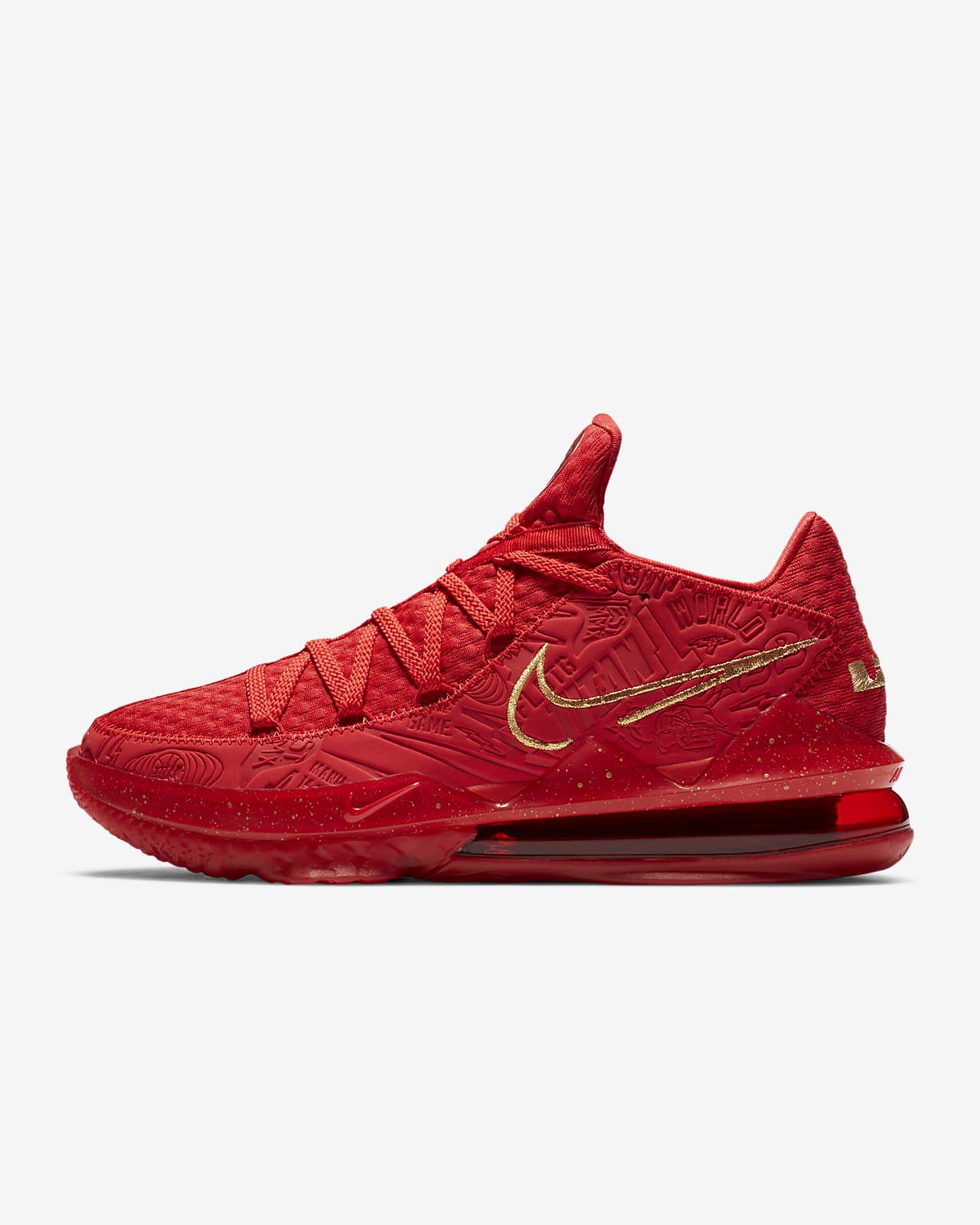 lebron shoes all red