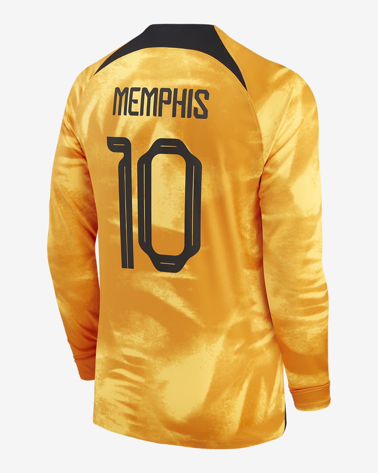 Netherlands National Team 2022/23 Stadium Home (Memphis Depay) Men's Nike  Dri-FIT Soccer Jersey.