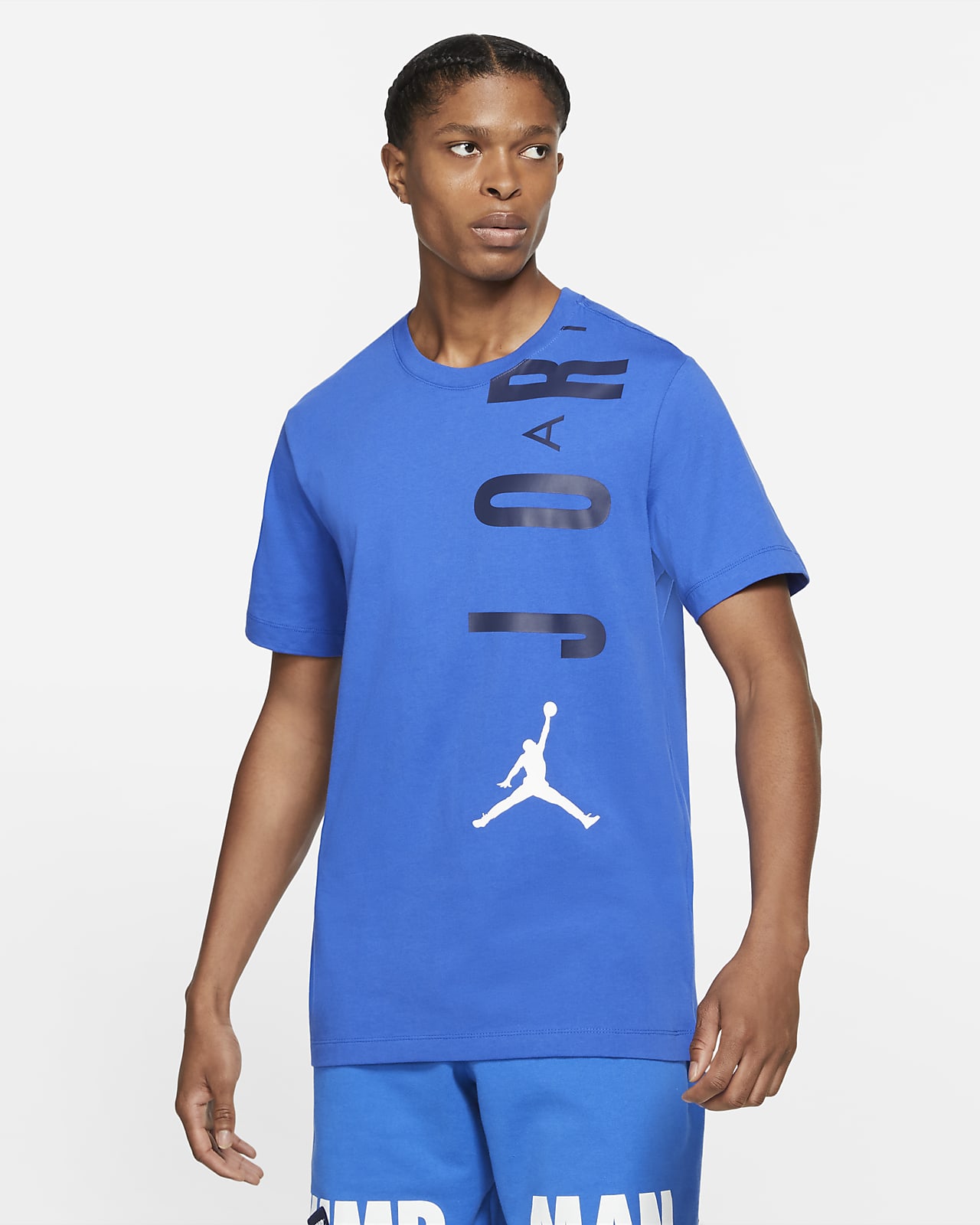 Playera jordan azul Outlet