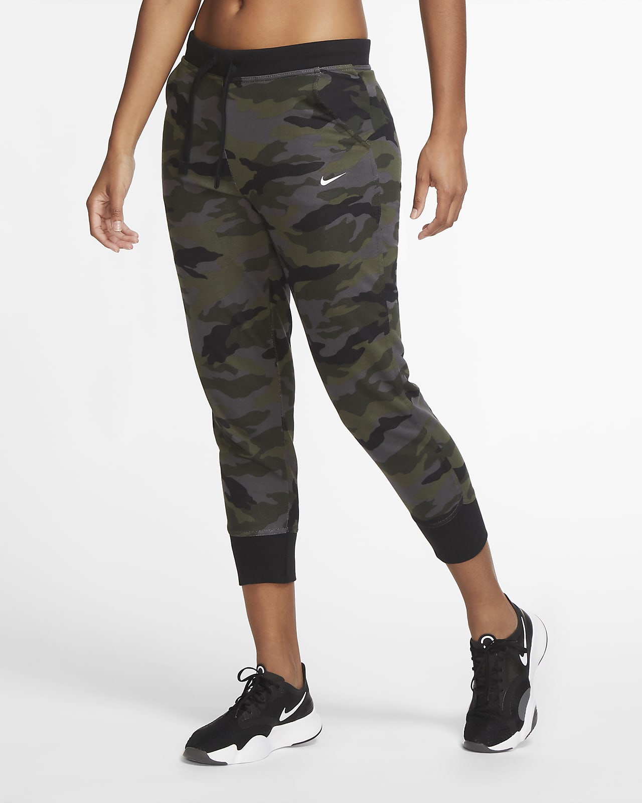 Pantalones De Entrenamiento Camuflados 7 8 Para Mujer Nike Dri Fit Get Fit Nike Com