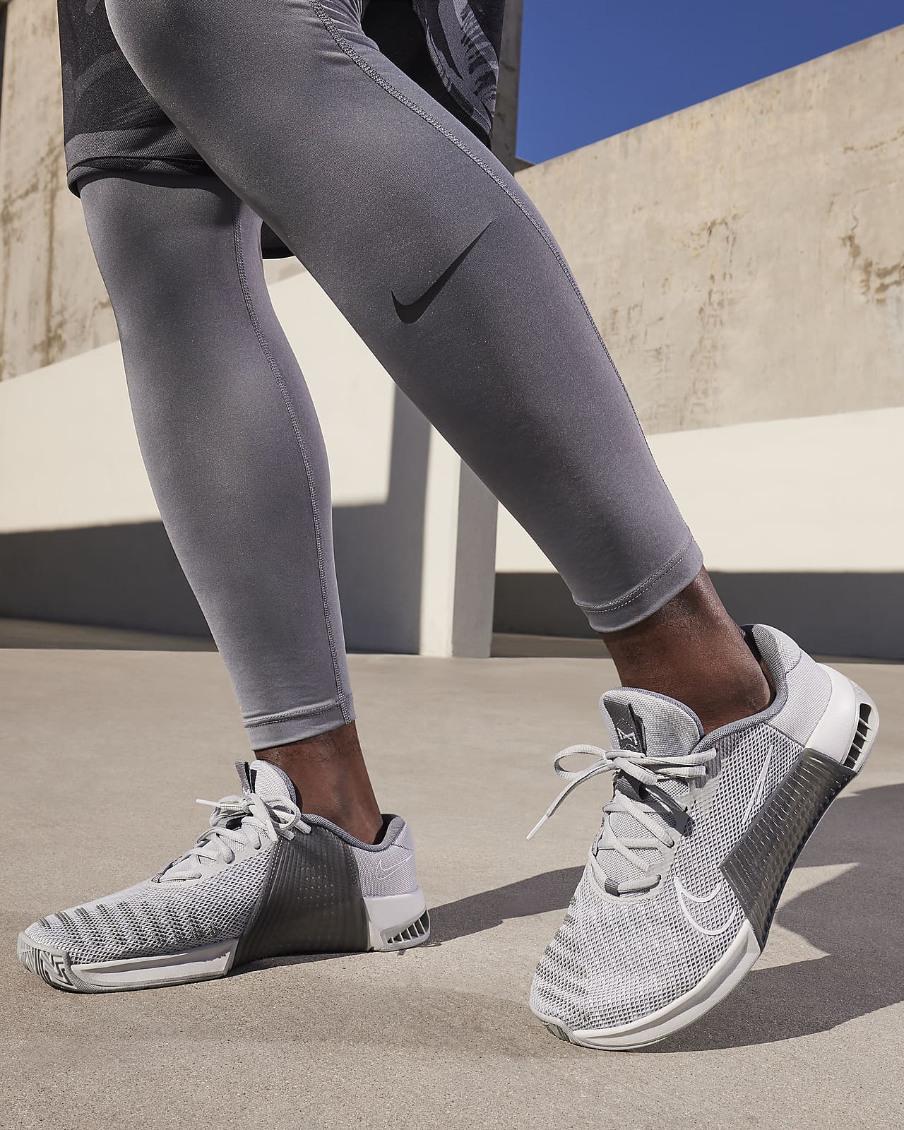 Nike Metcon 9 gris zapatillas cross training hombre
